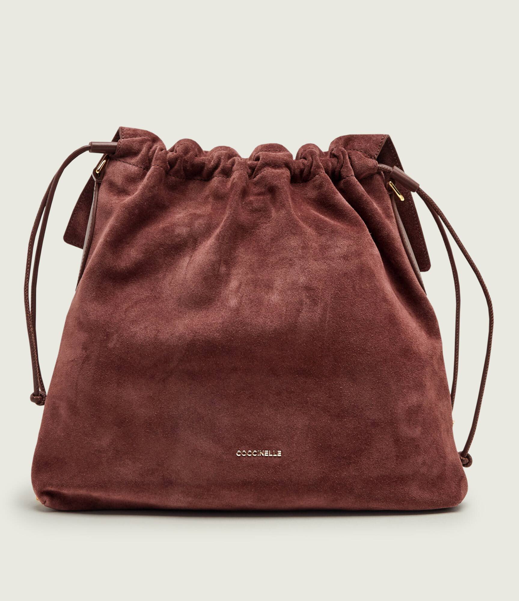 COCCINELLE Geantă tip sac Lidia | piele întoarsă
