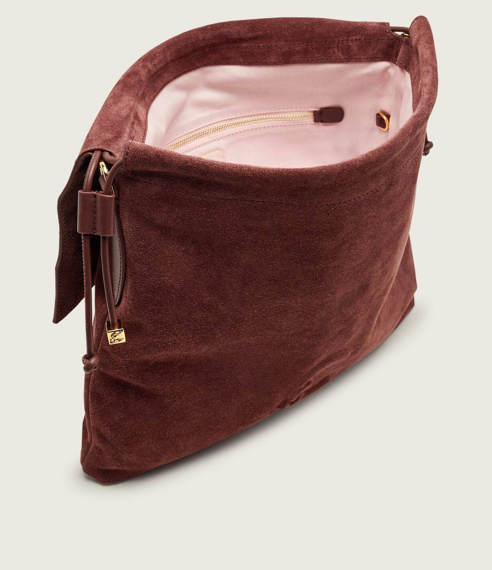 COCCINELLE Geantă tip sac Lidia | piele întoarsă