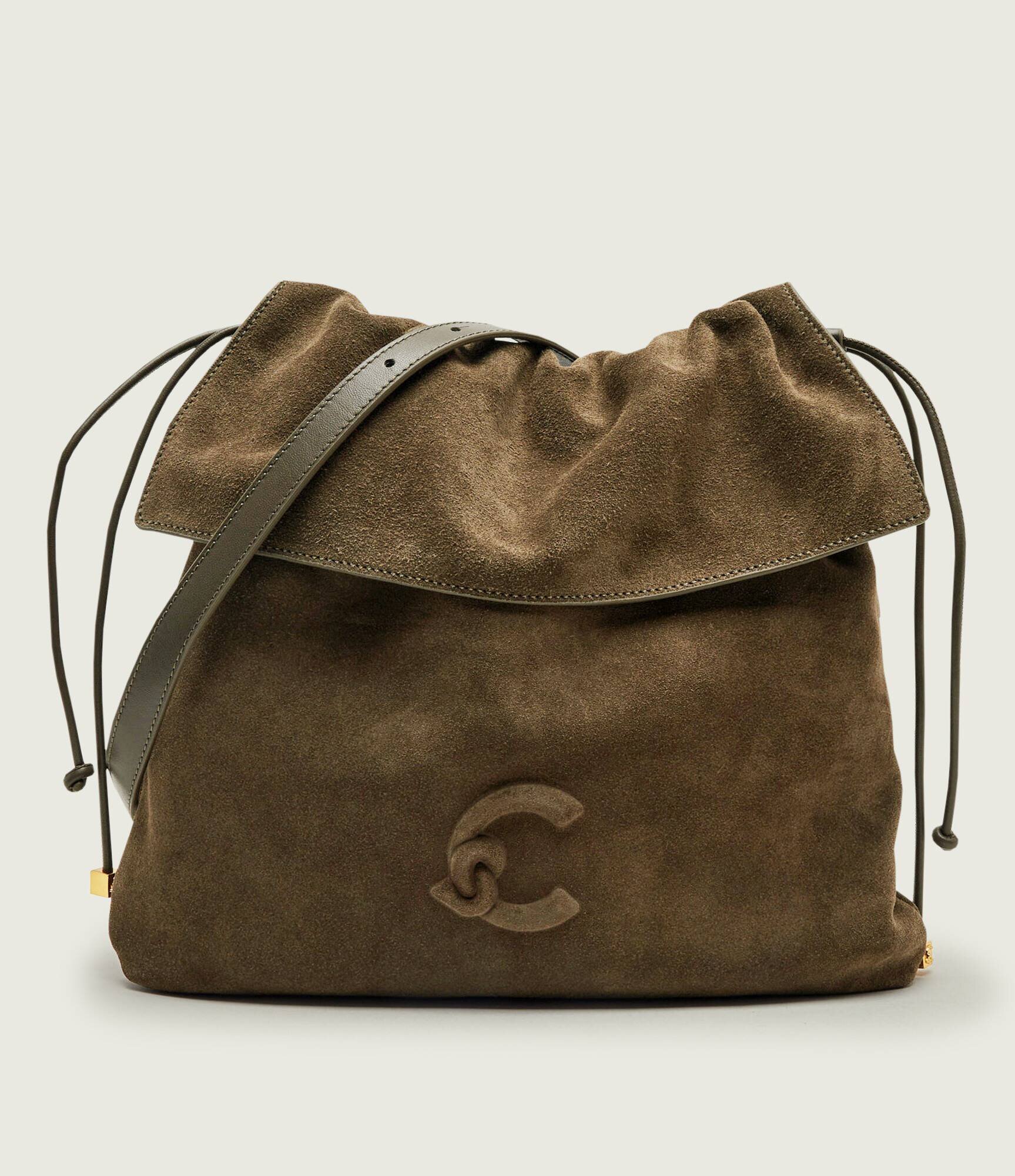 COCCINELLE Geantă tip sac Lidia | piele întoarsă