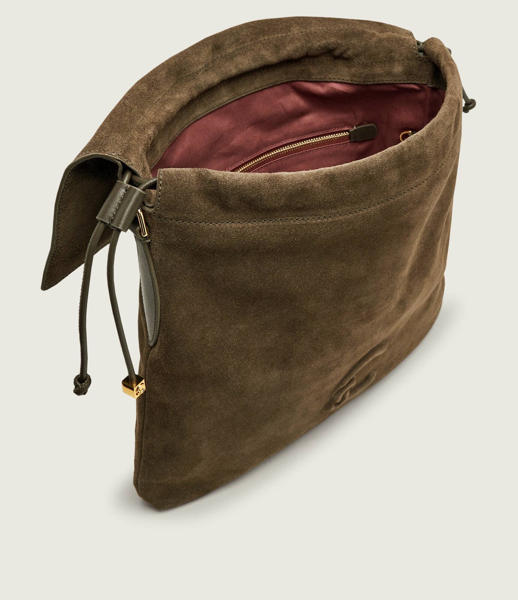 COCCINELLE Geantă tip sac Lidia | piele întoarsă