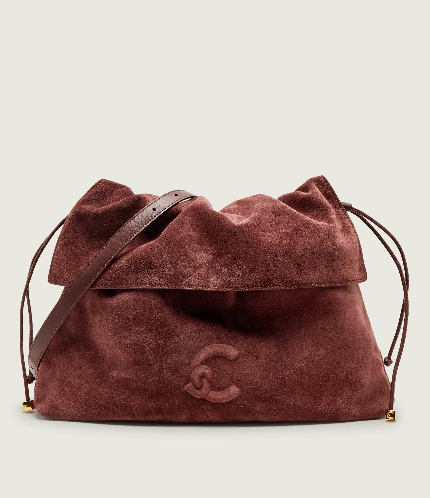 COCCINELLE Geantă tip sac Lidia | piele întoarsă