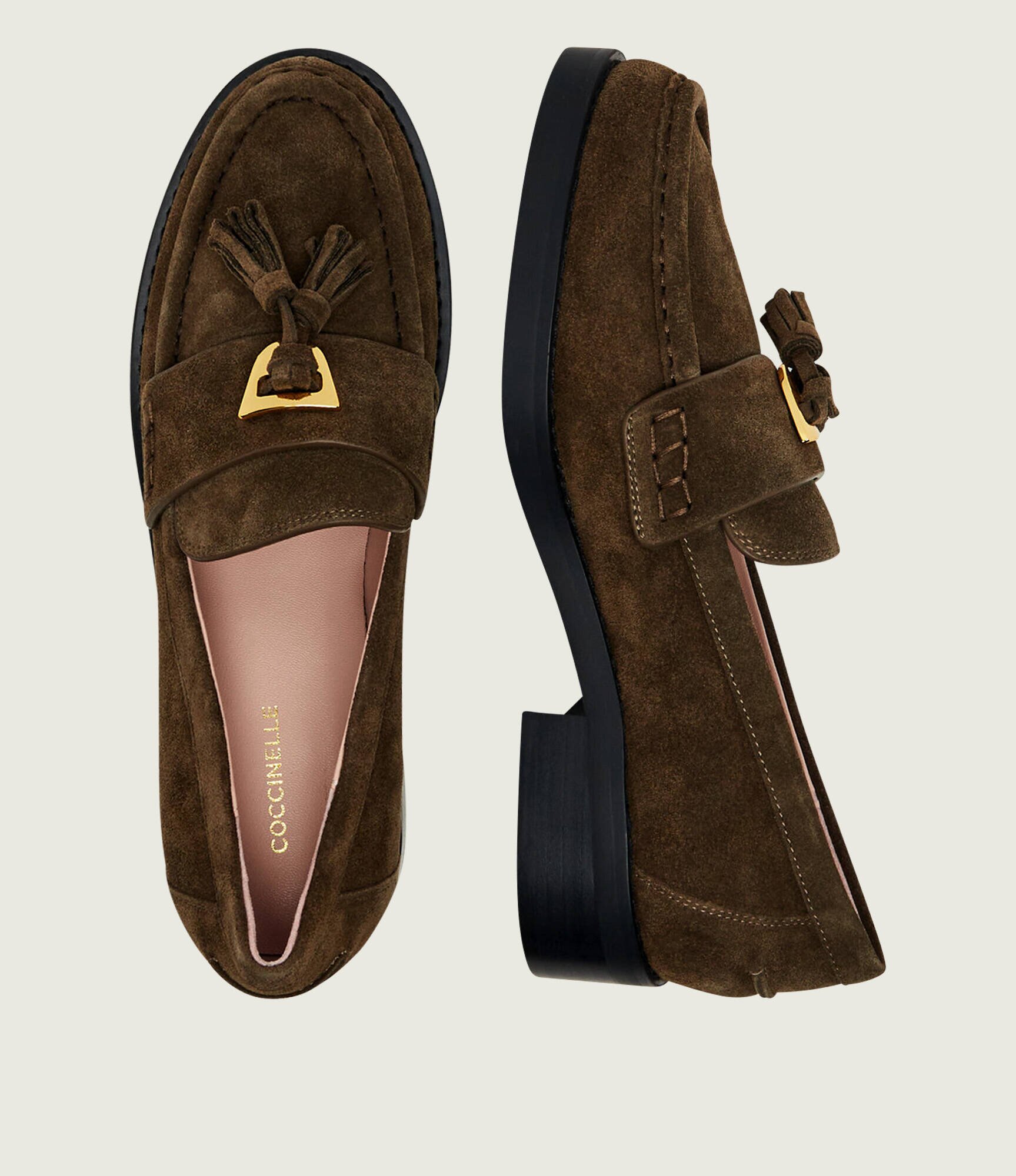 COCCINELLE Pantofi loafer Beat | piele întoarsă