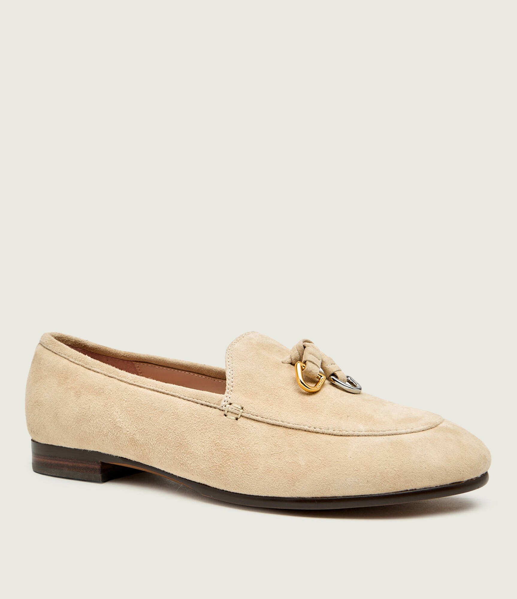 COCCINELLE Pantofi lords LOOP | piele întoarsă