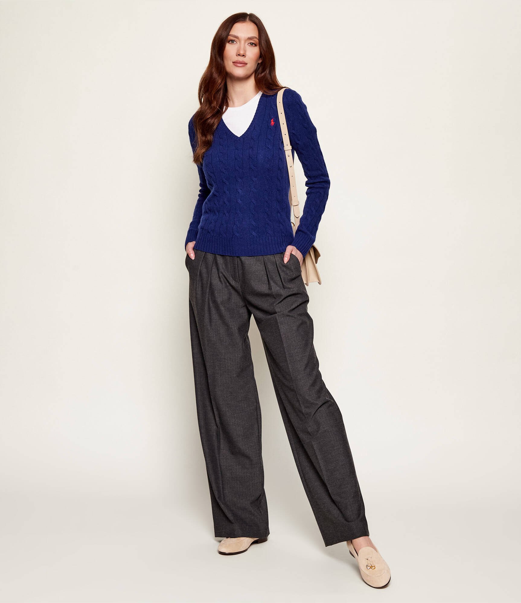 COCCINELLE Pantofi lords LOOP | piele întoarsă
