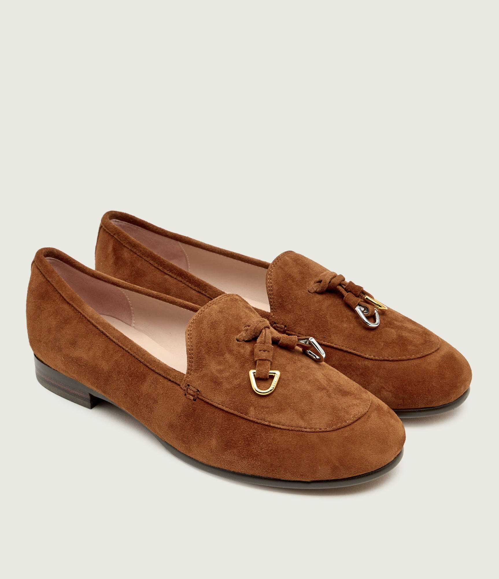 COCCINELLE Pantofi lords LOOP | piele întoarsă
