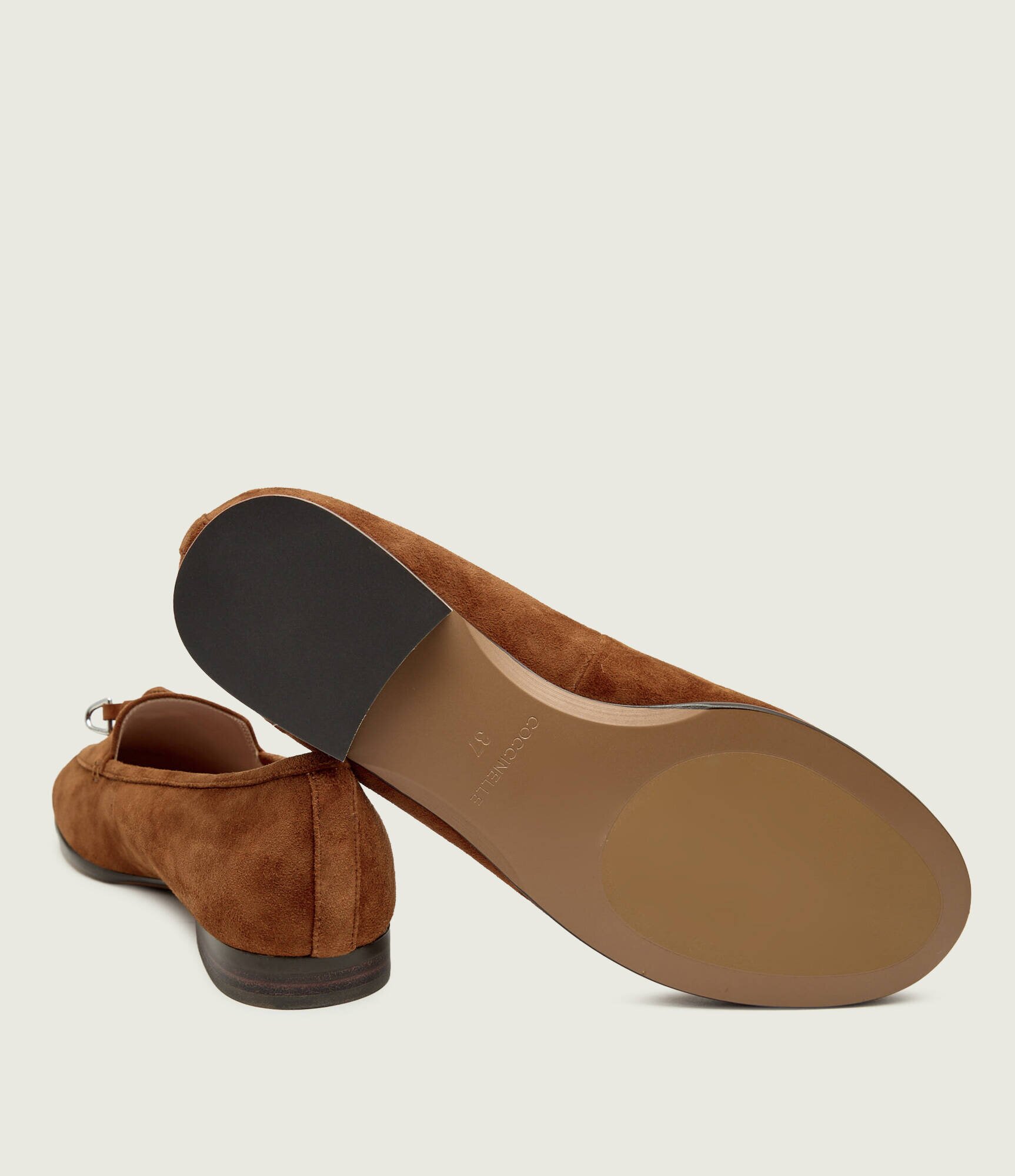 COCCINELLE Pantofi lords LOOP | piele întoarsă