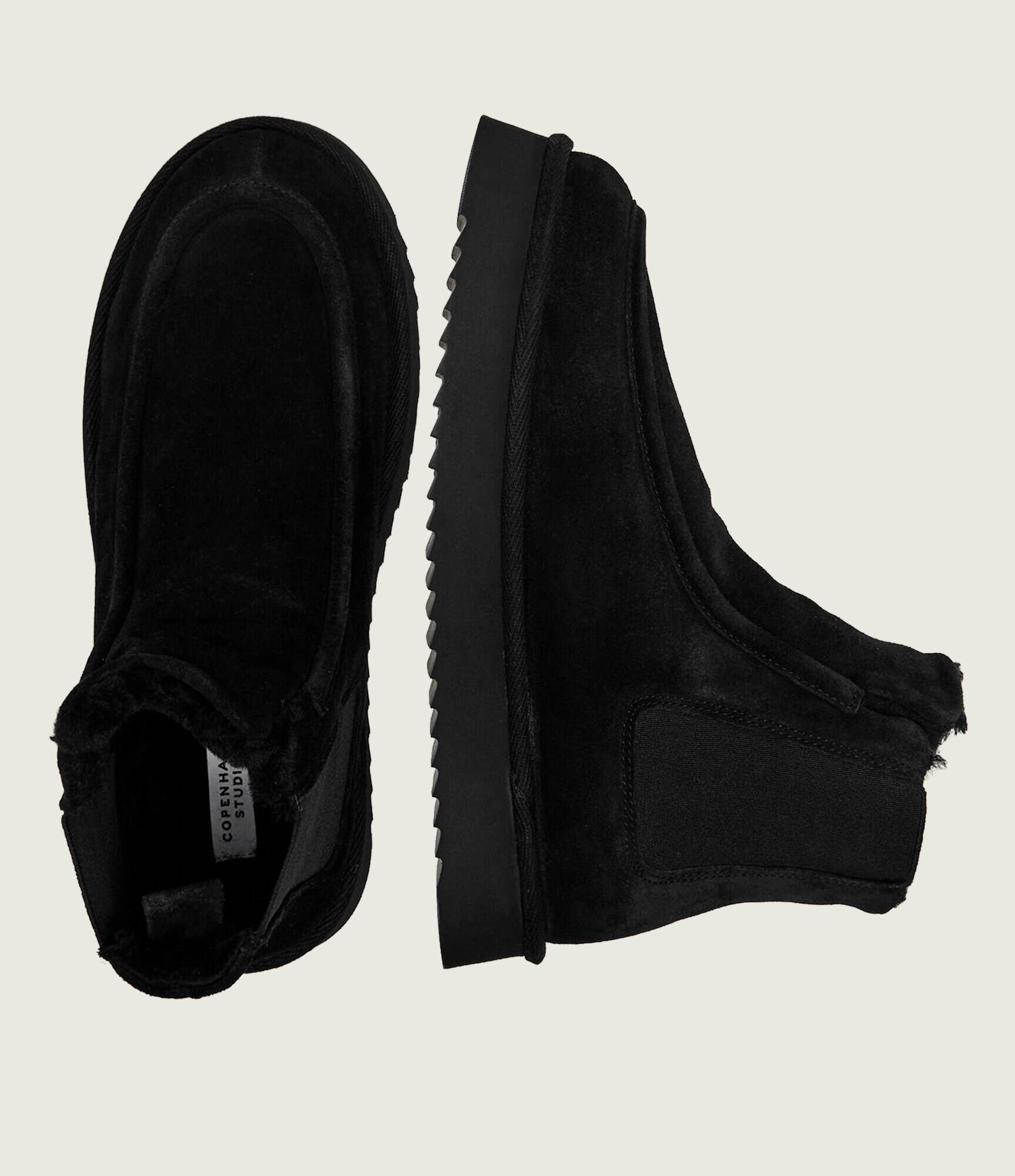 COPENHAGEN STUDIOS Bocanci CPH267M | piele întoarsă | shearling