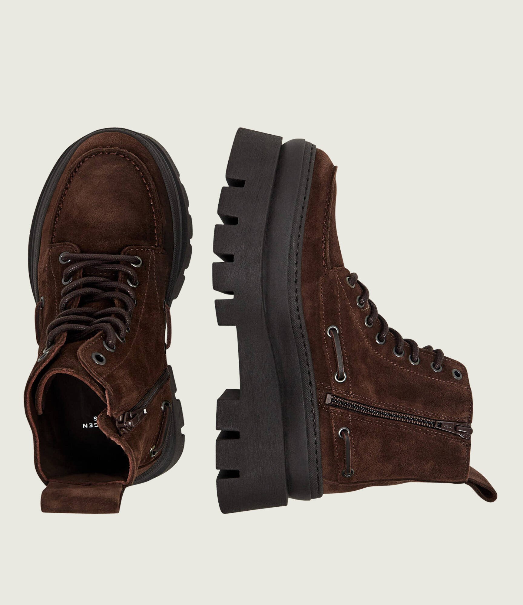 COPENHAGEN STUDIOS Botine CPH697 | piele întoarsă