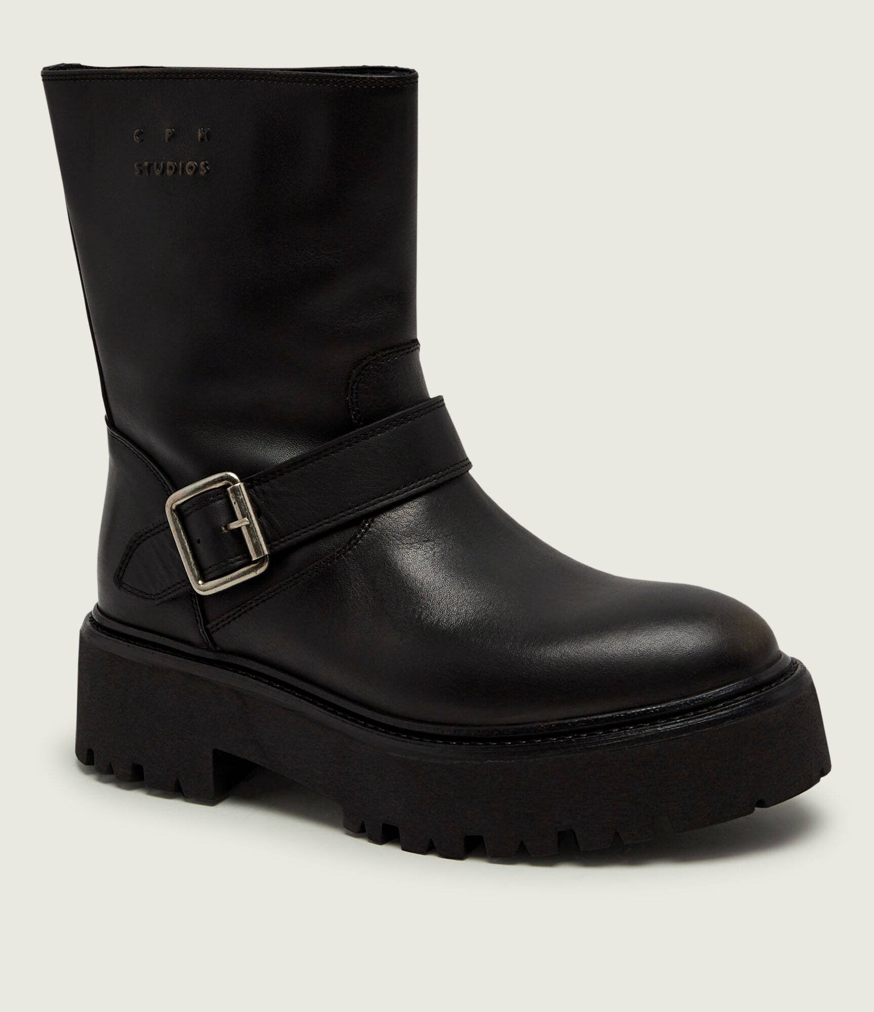 COPENHAGEN STUDIOS De piele botine cu platformă CPH900