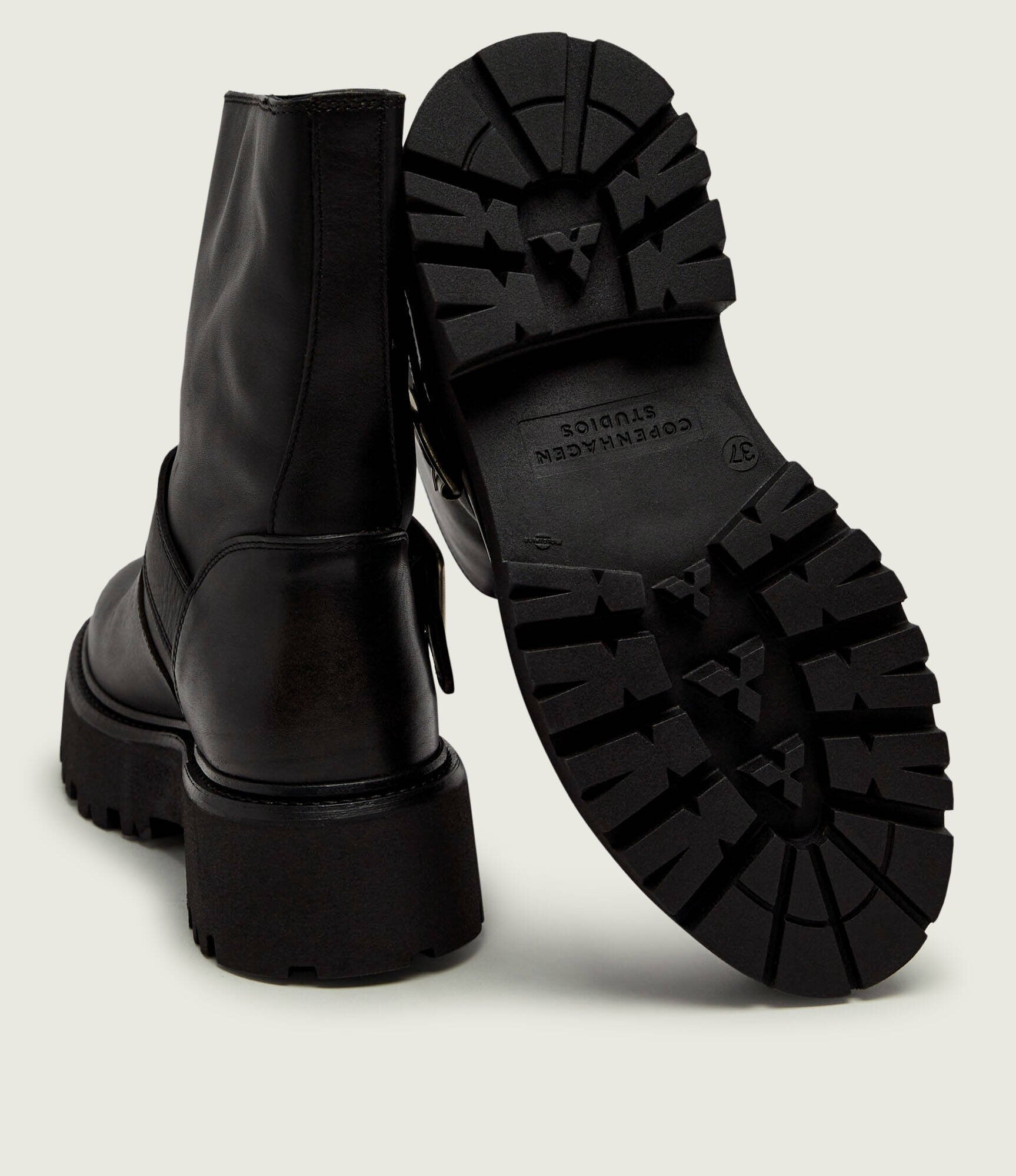 COPENHAGEN STUDIOS De piele botine cu platformă CPH900