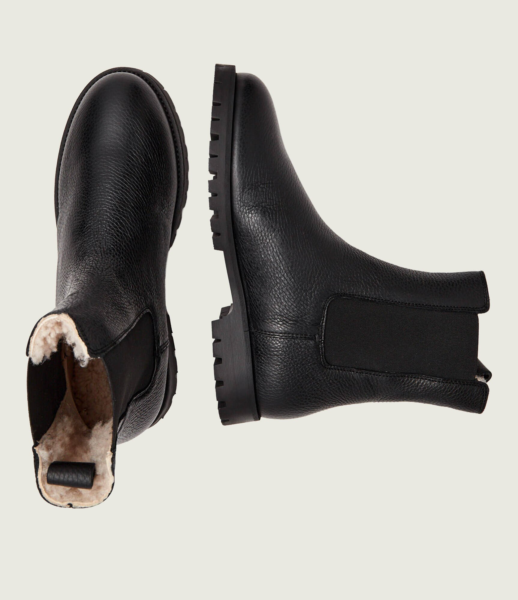 COPENHAGEN STUDIOS De piele ghete chelsea CPH850M | lână