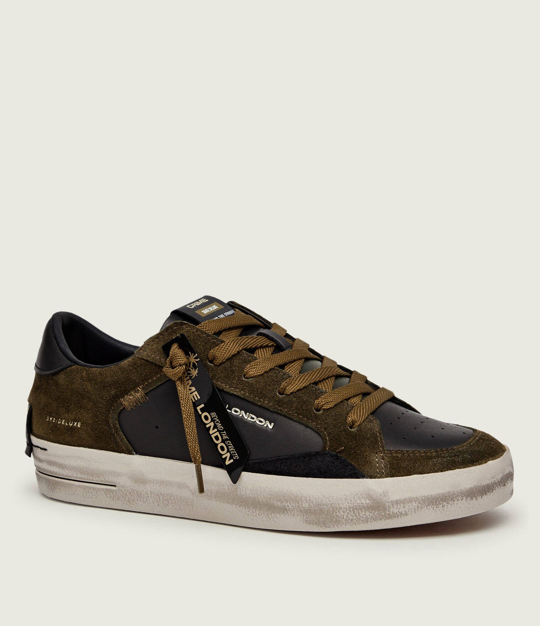 Crime London Sneakers SKATE | piele întoarsă | piele