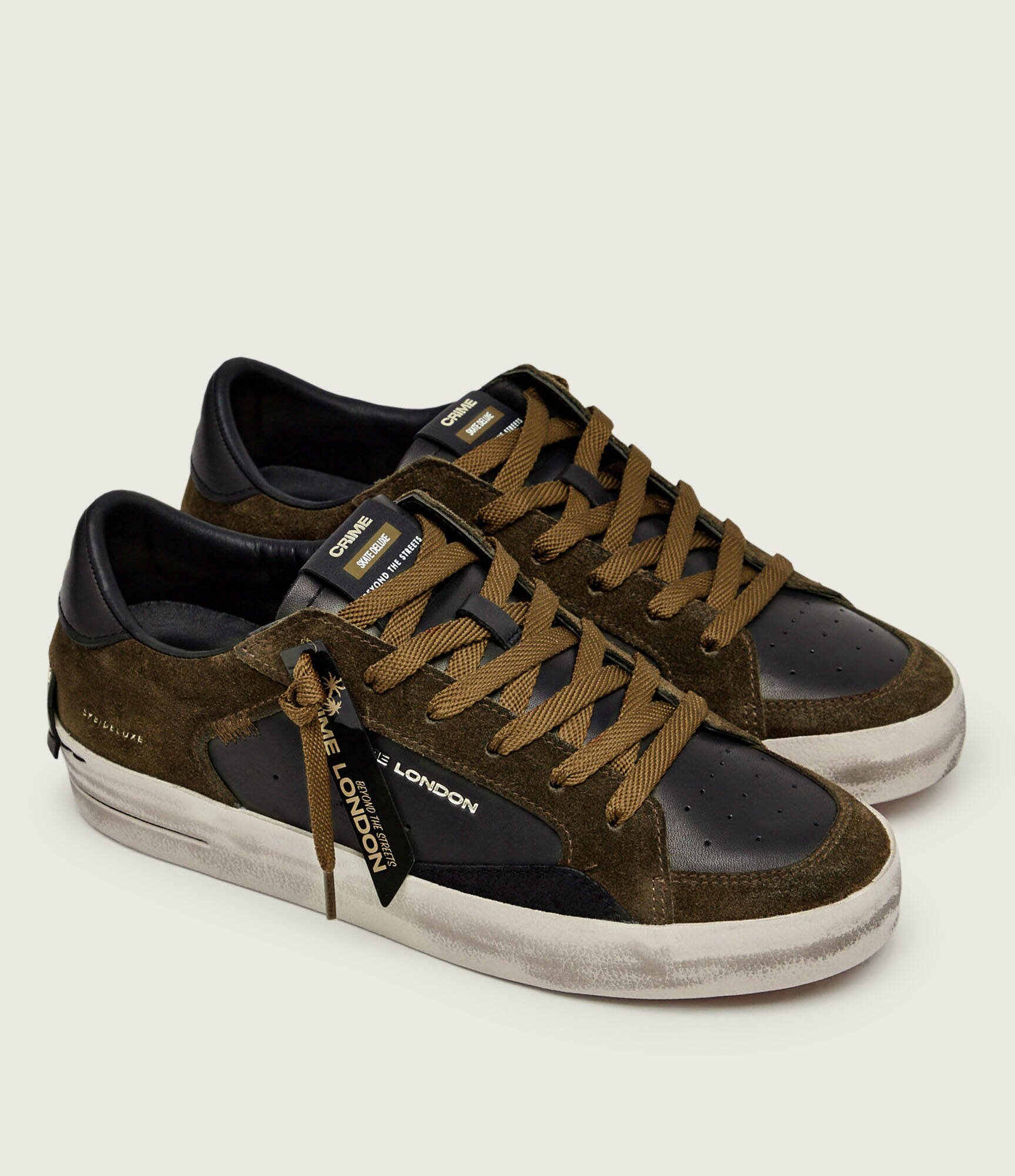 Crime London Sneakers SKATE | piele întoarsă | piele