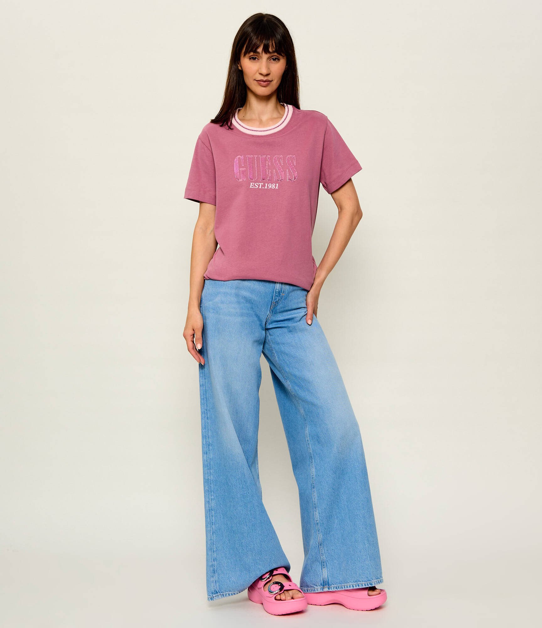 Crocs Șlapi Saturday Platform Dipped Buckle