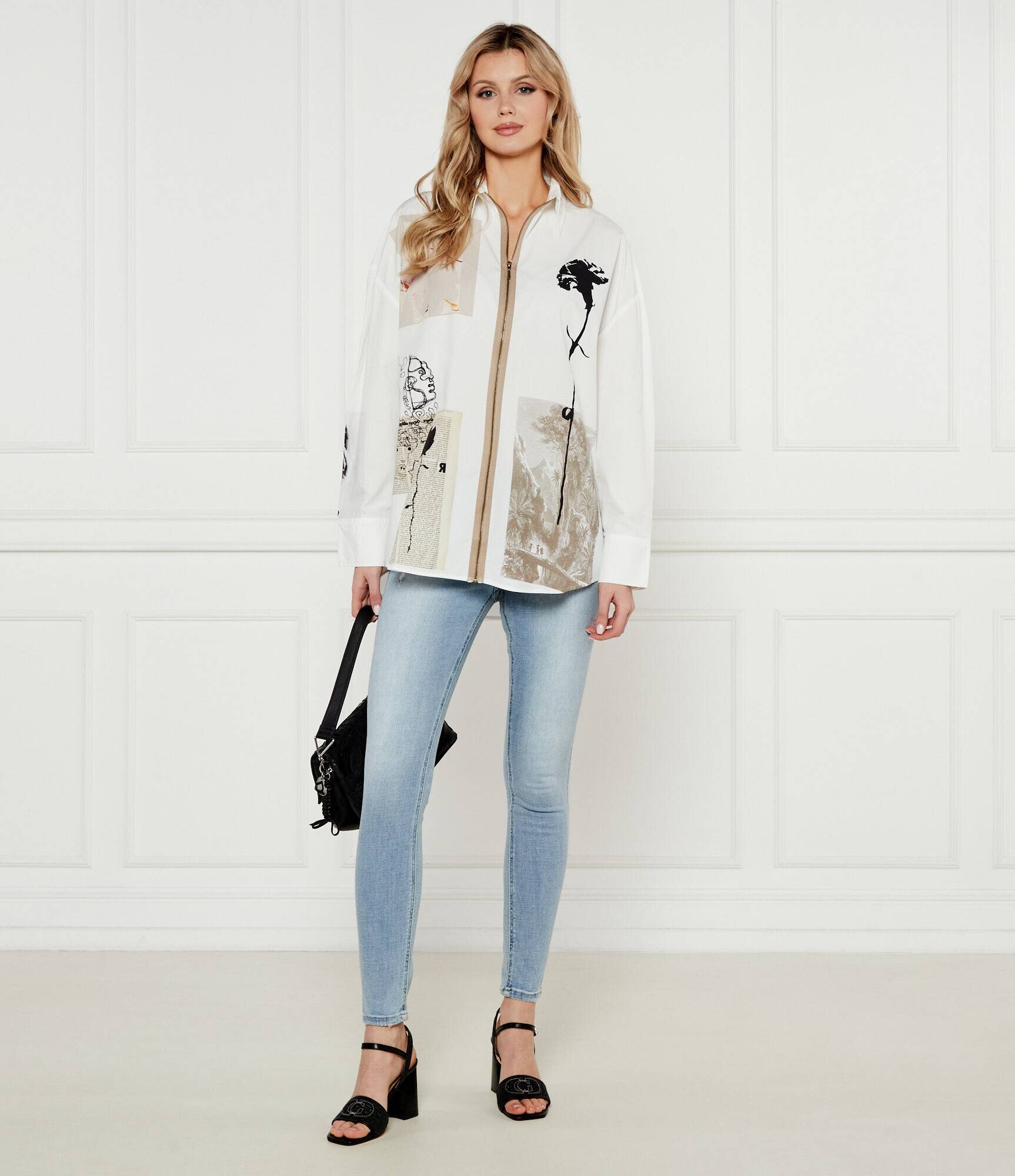 Desigual Blugi LEYSTER | Skinny fit | high waist