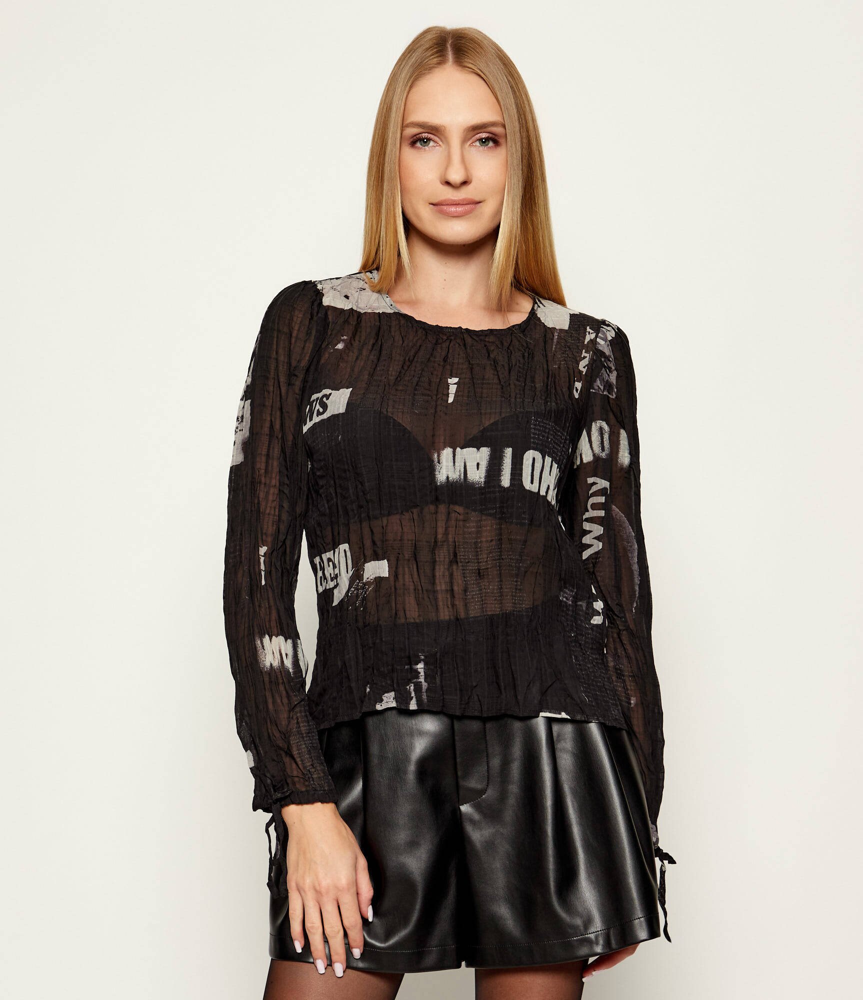 Desigual Bluză BLUS_BREAKING NEWS | regular fit