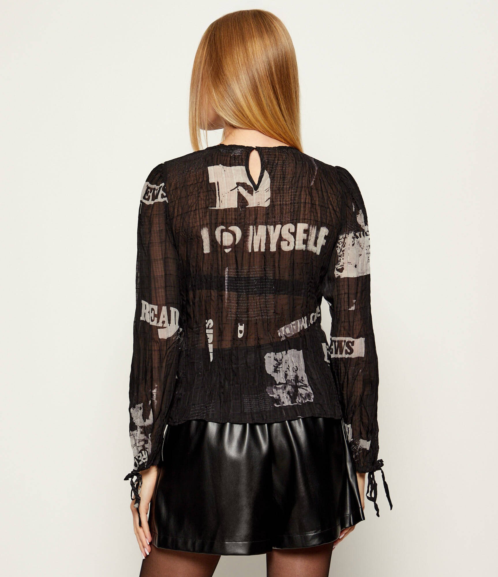 Desigual Bluză BLUS_BREAKING NEWS | regular fit
