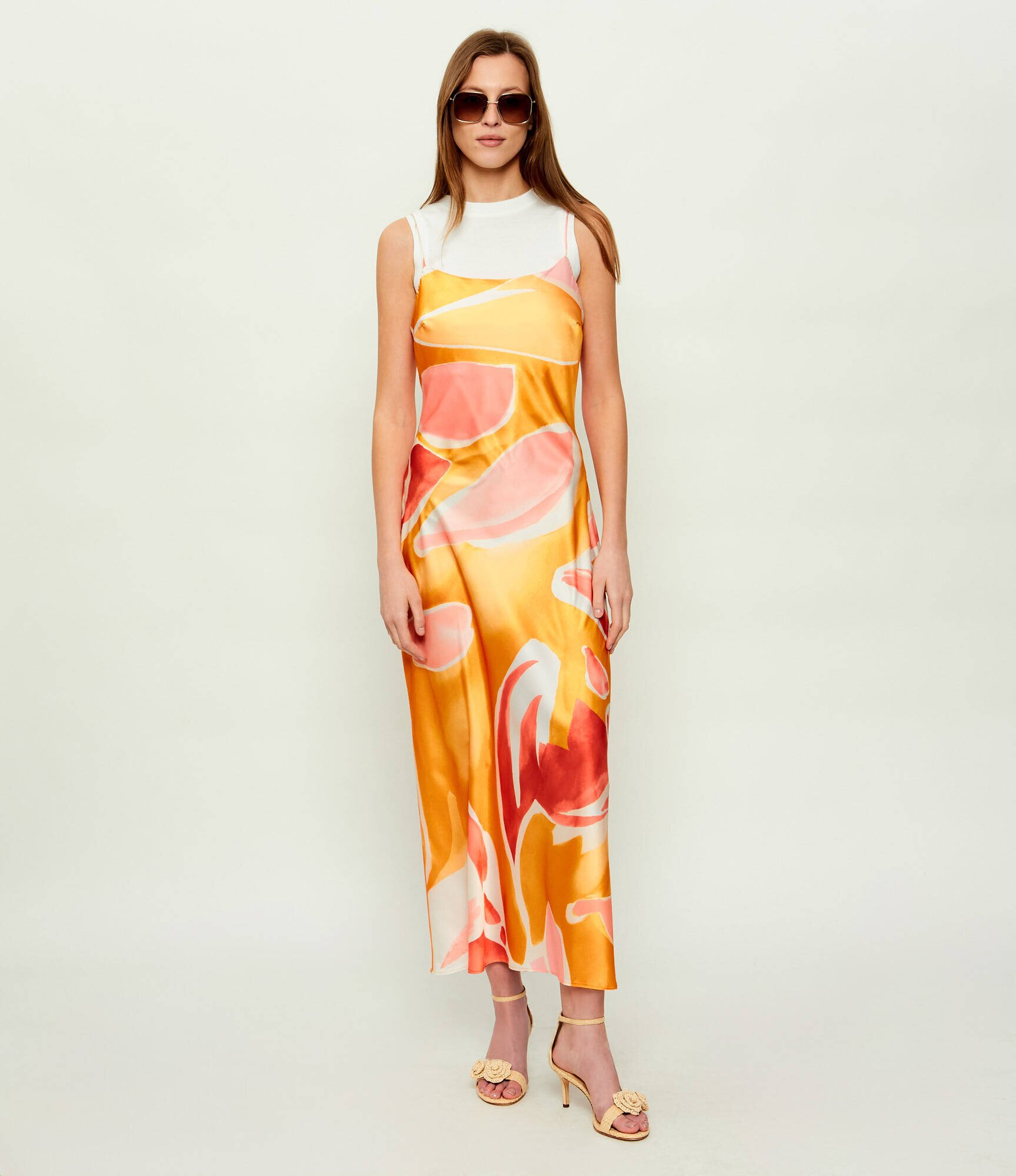 Desigual De satin rochie 2 în 1 Wave