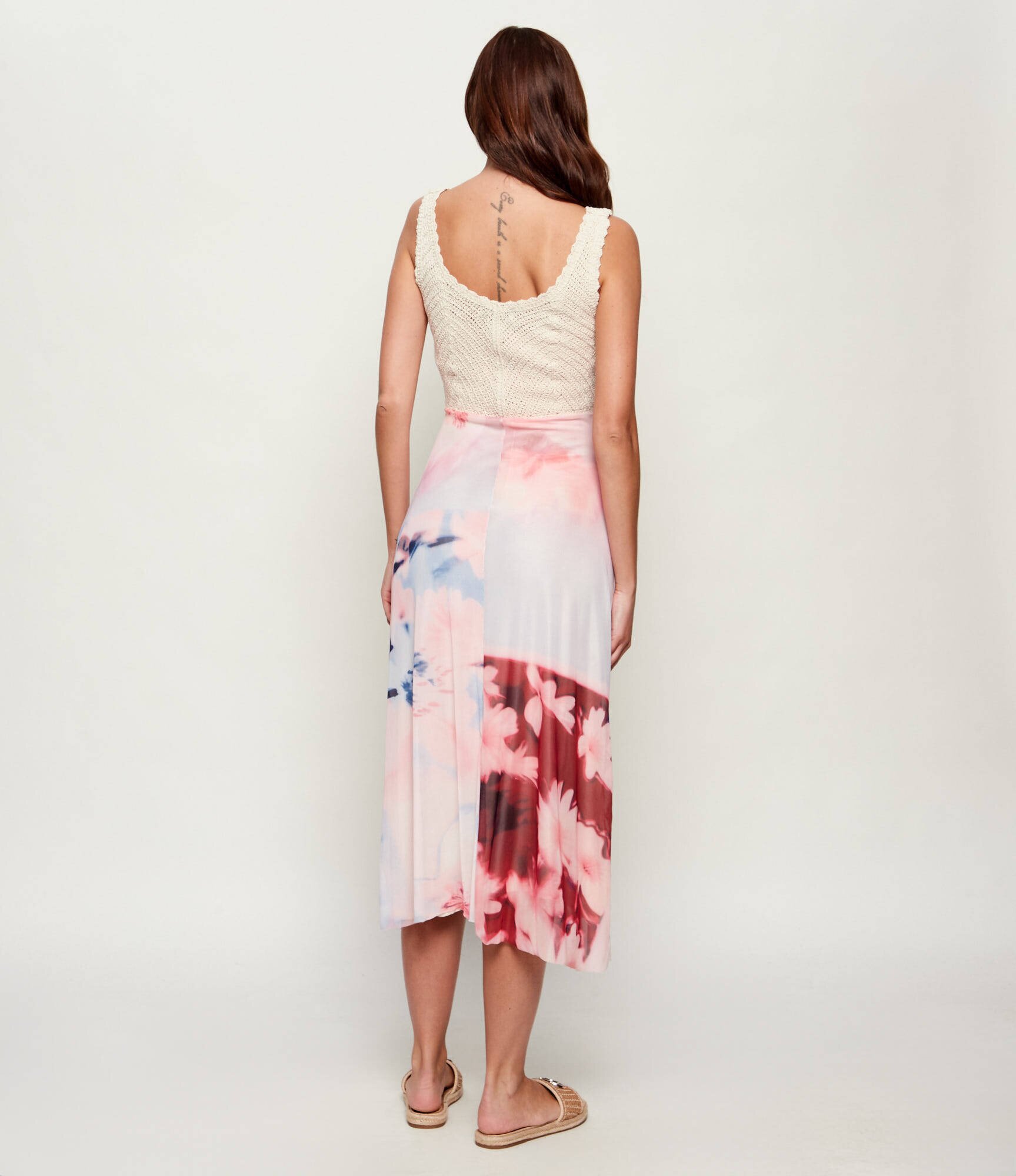 Desigual De tul rochie 2 în 1 FRIDA