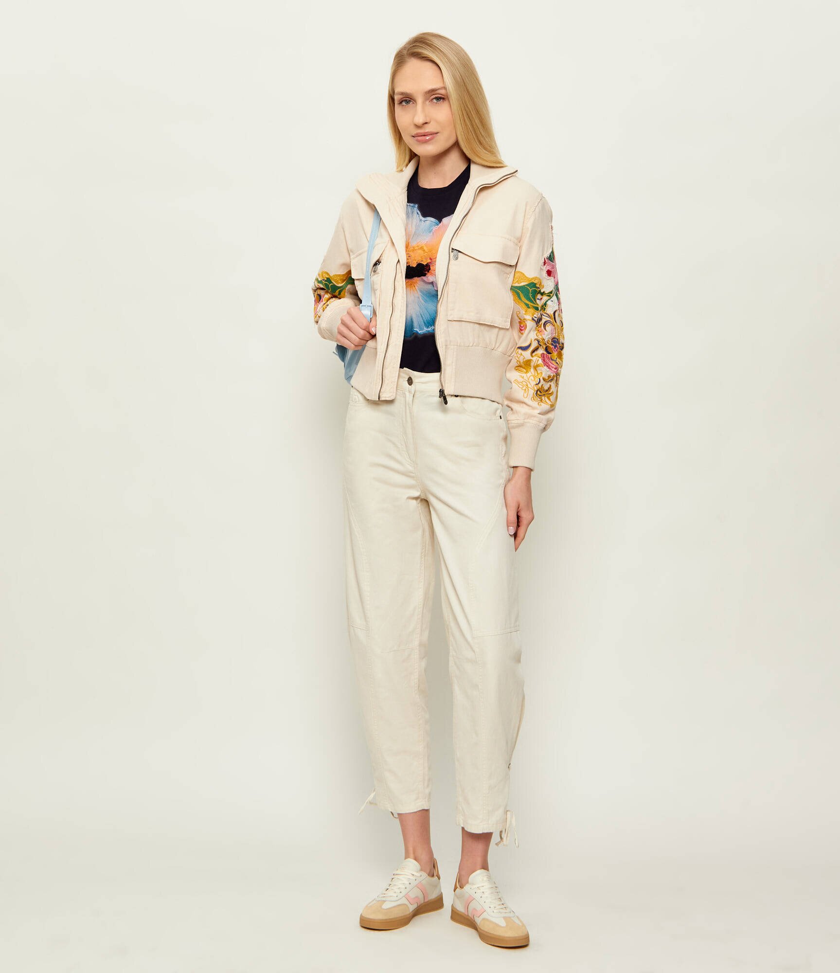 Desigual Geacă bomber Mozart | regular fit | cu adaos de in
