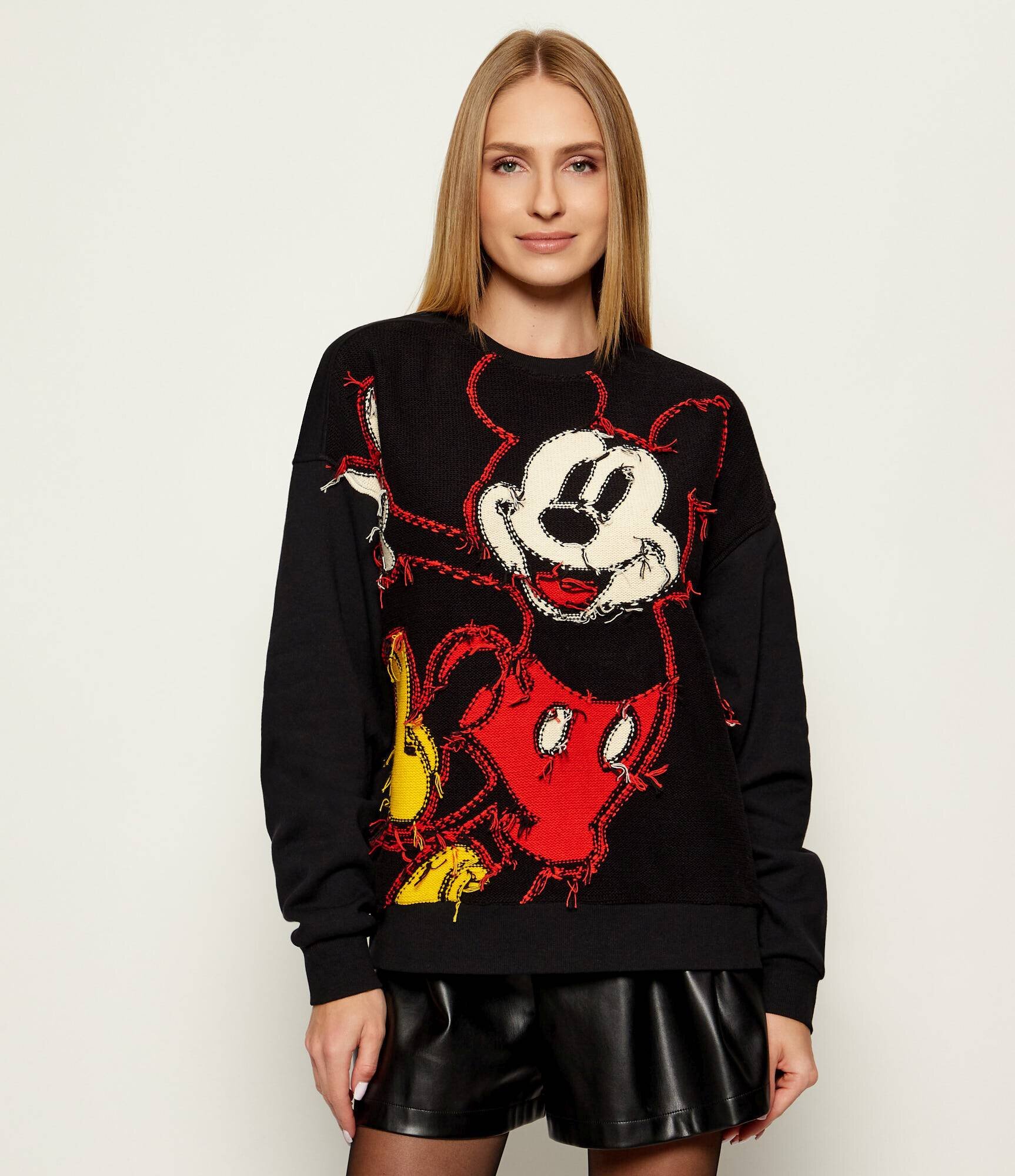 Desigual Pulover HELLO MICKEY | x Disney | Relaxed fit