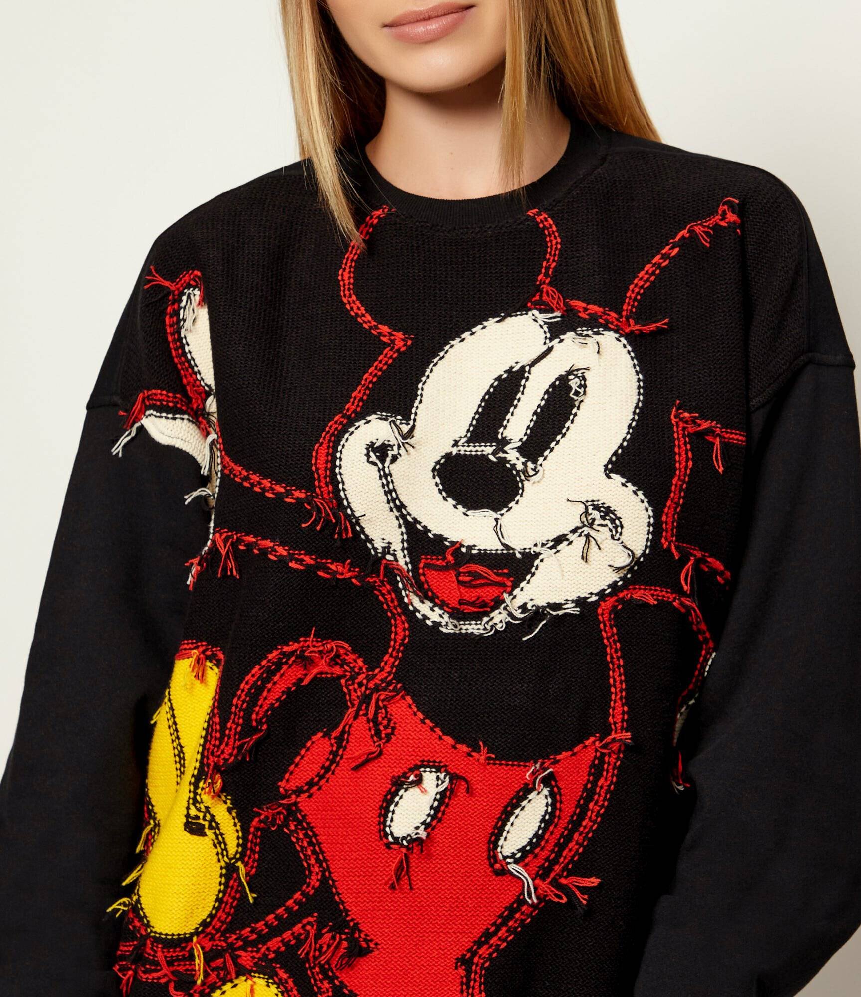 Desigual Pulover HELLO MICKEY | x Disney | Relaxed fit
