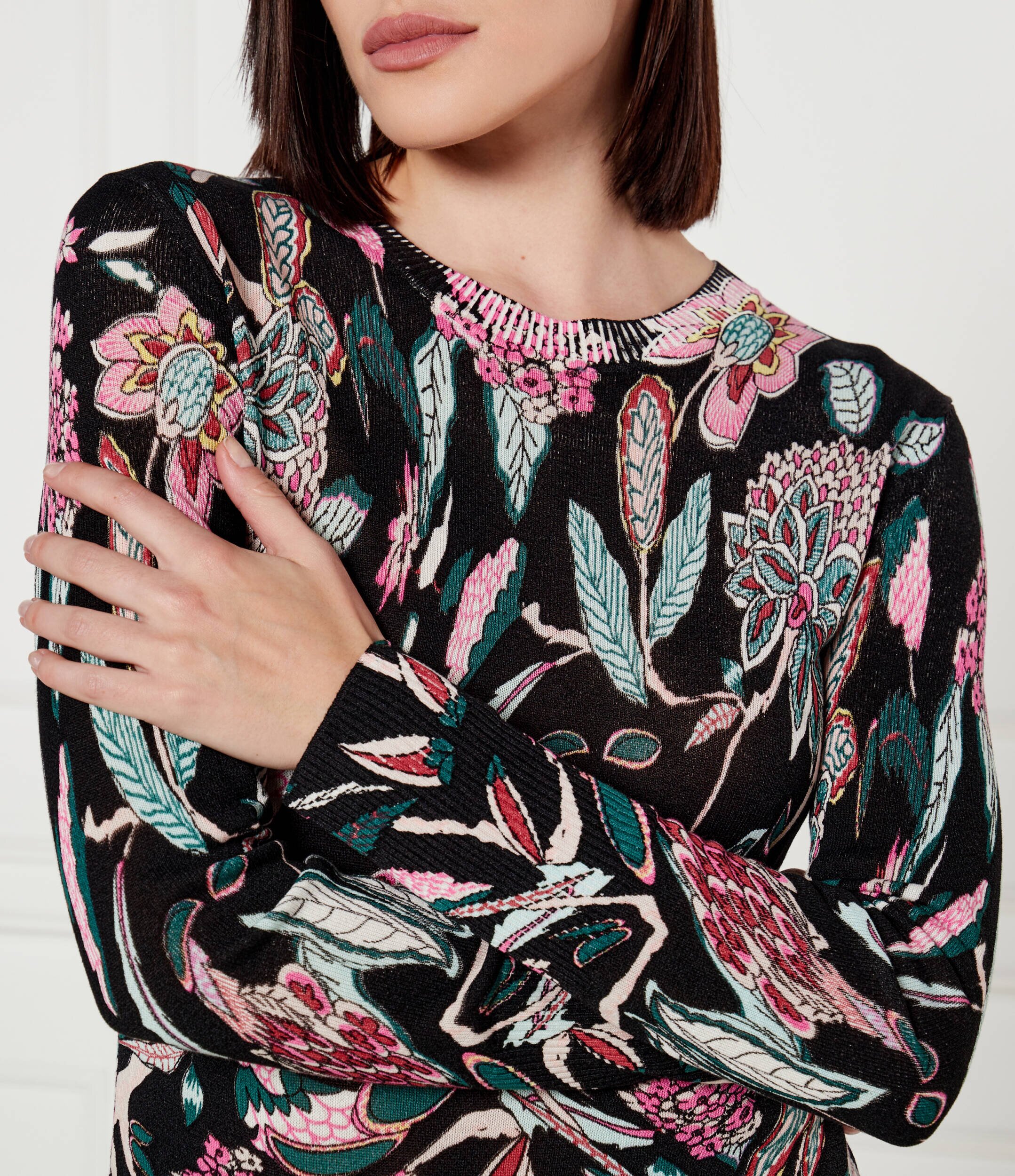 Desigual Pulover | Regular Fit | cu adaos de in