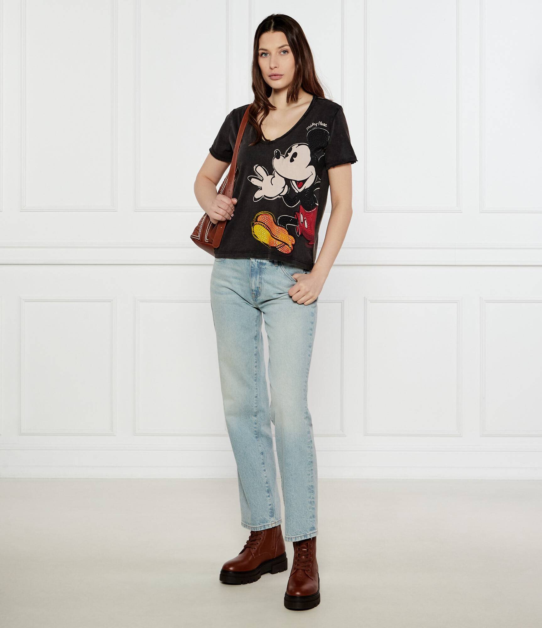 Desigual Tricou MICKEY MOUSE JOKER | X DISNEY | Regular Fit