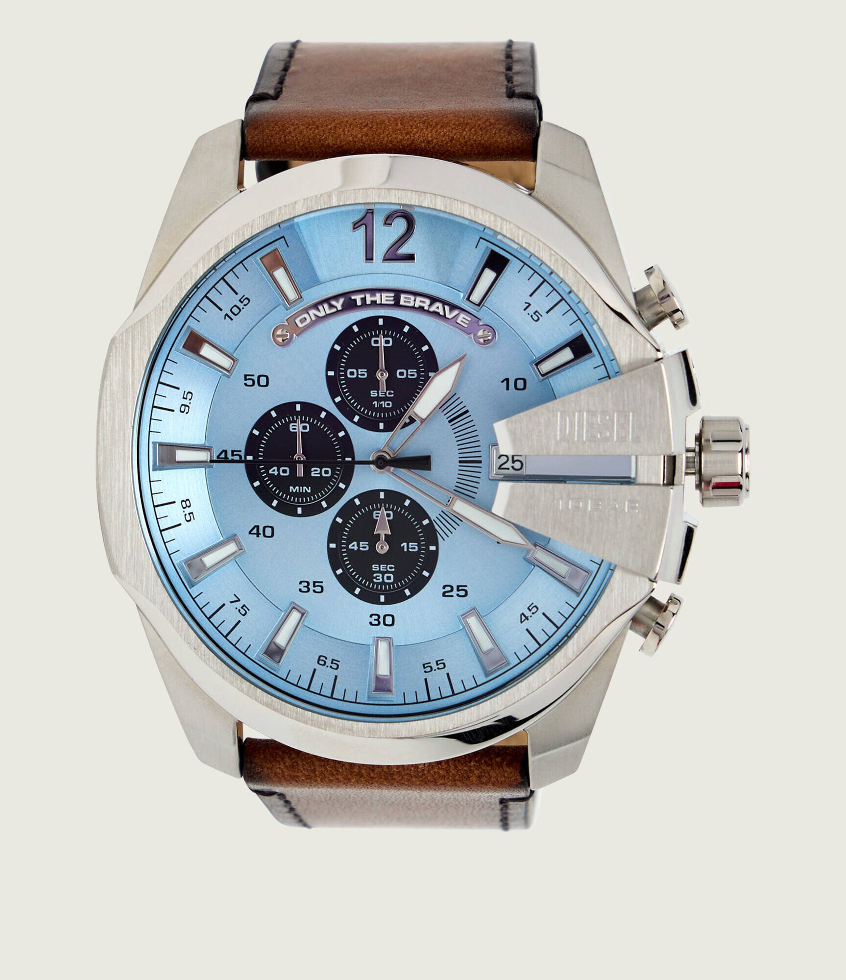 Diesel Ceas Mega Chief DZ4657 cu adaos de piele