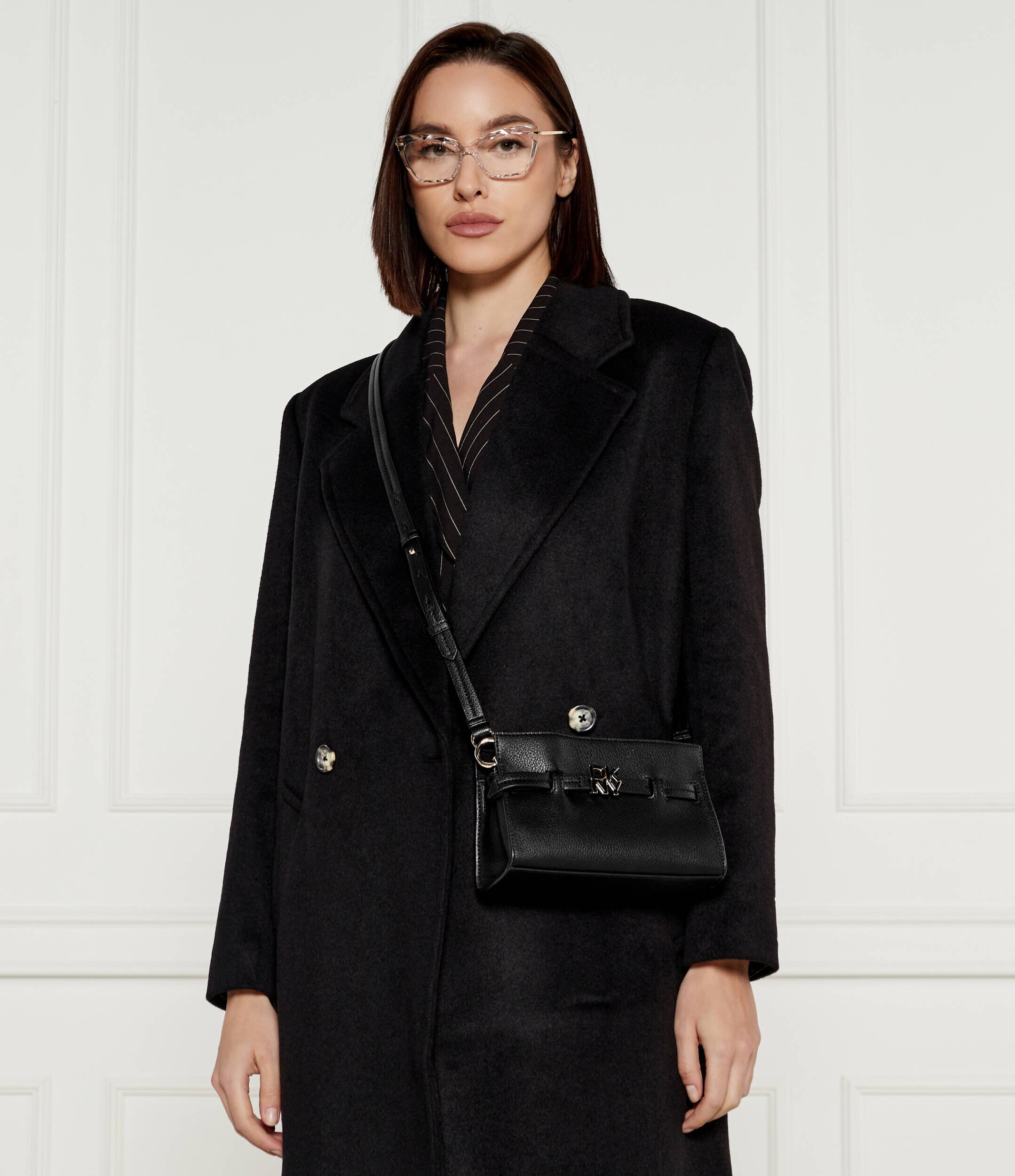 DKNY De piele geantă poștaș