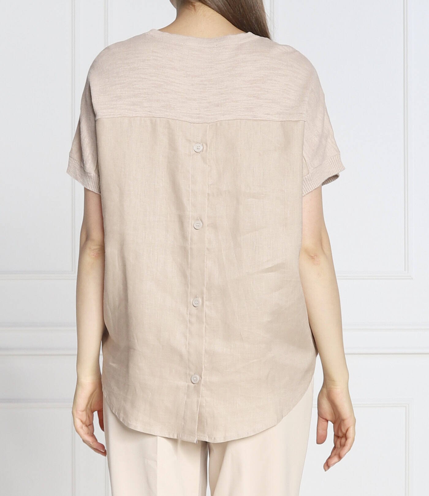 DKNY hanorac | Oversize fit | cu adaos de in
