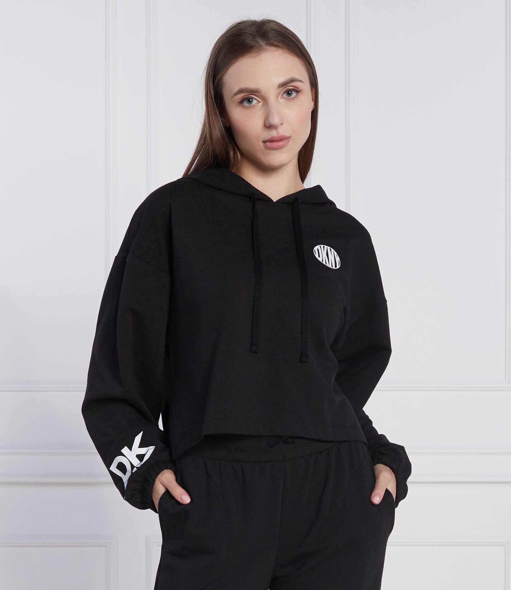 DKNY SLEEPWEAR Hanorac | Cropped Fit