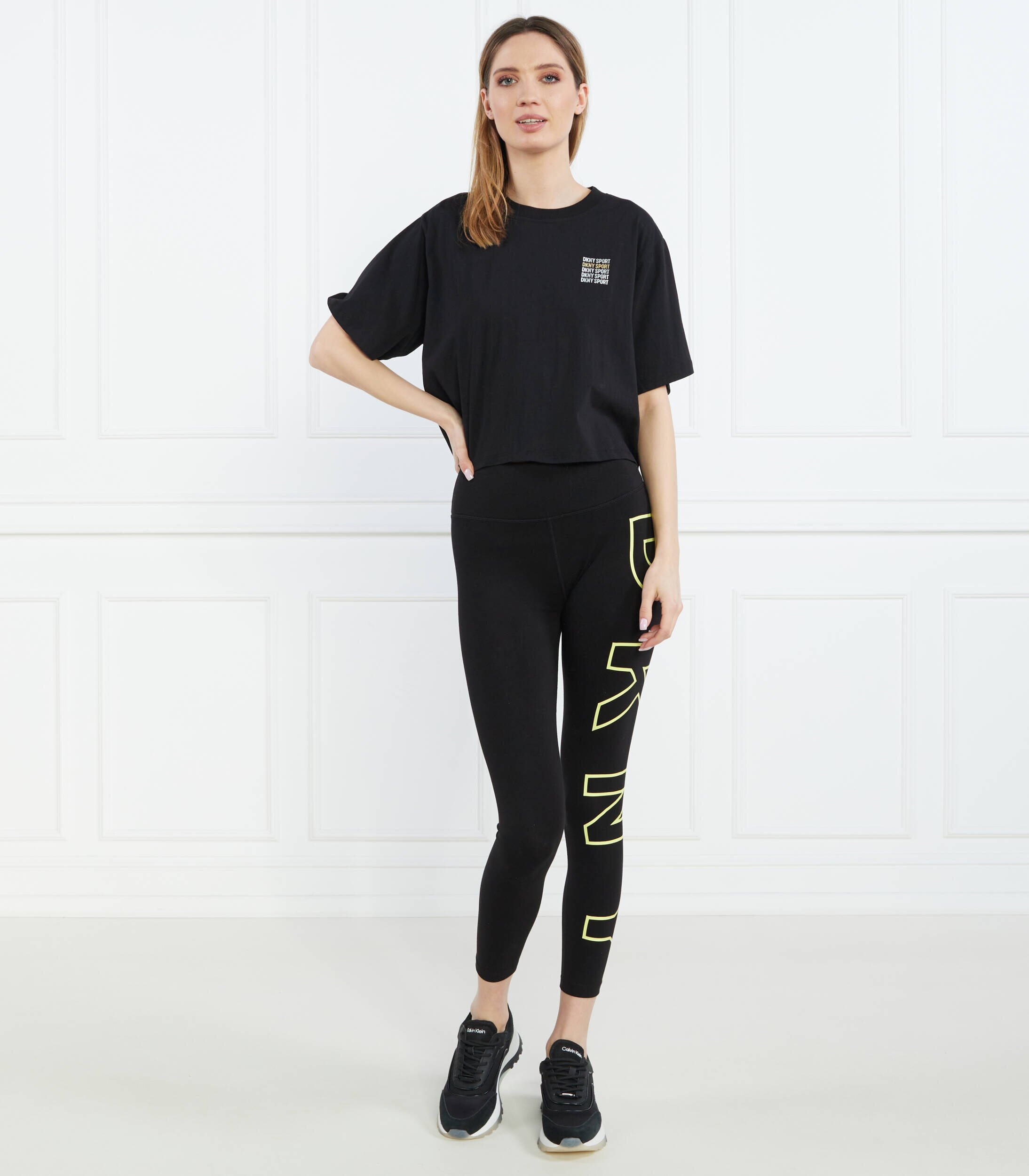 DKNY Sport Colanți | Slim Fit | high waist