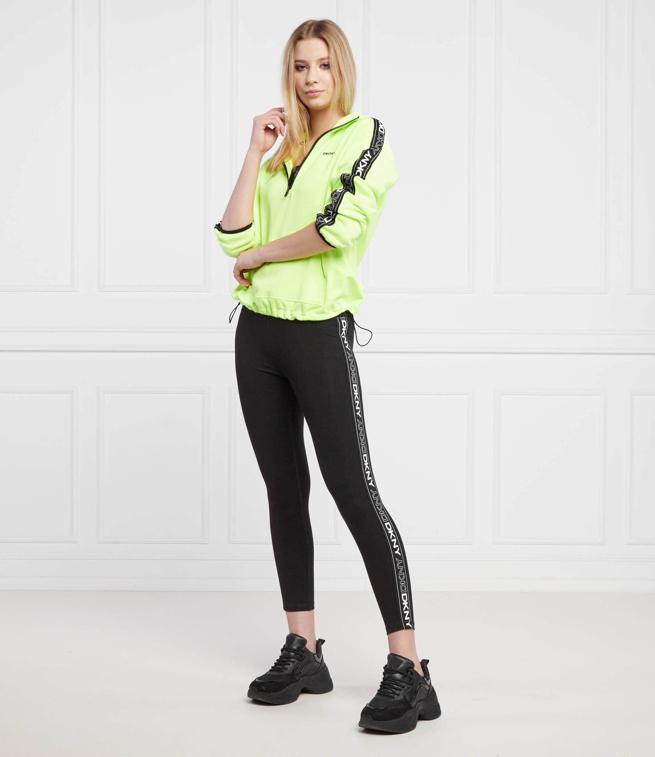 DKNY Sport Colanți | Slim Fit | high waist