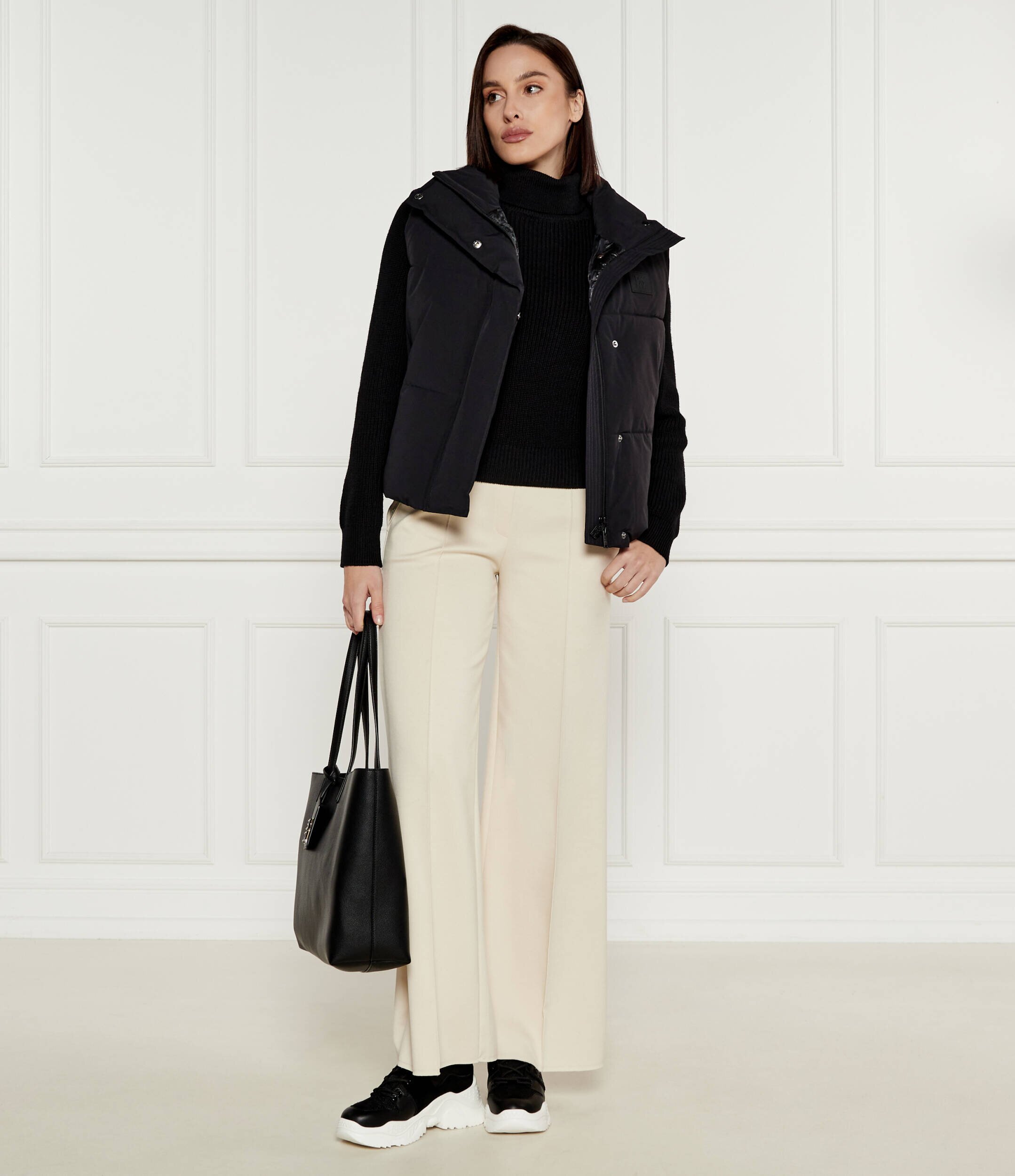 DKNY Vestă | Cropped Fit