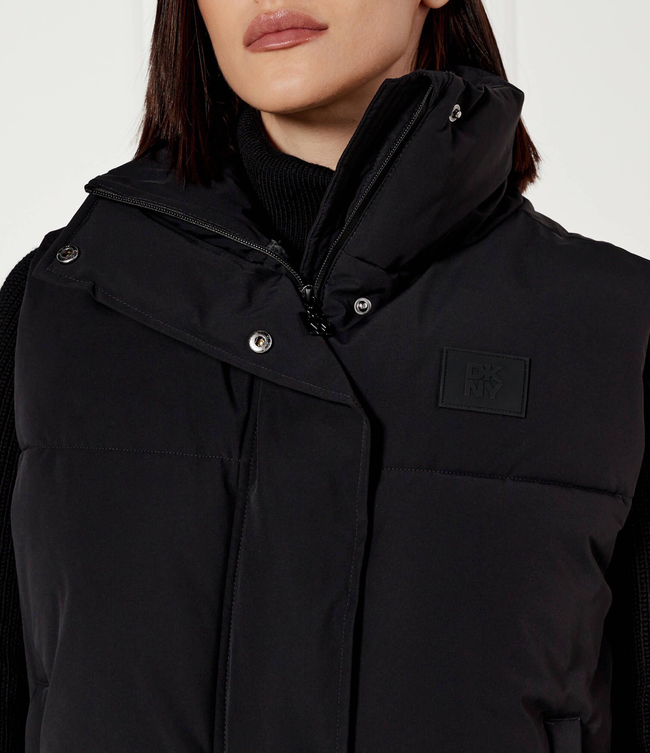 DKNY Vestă | Cropped Fit