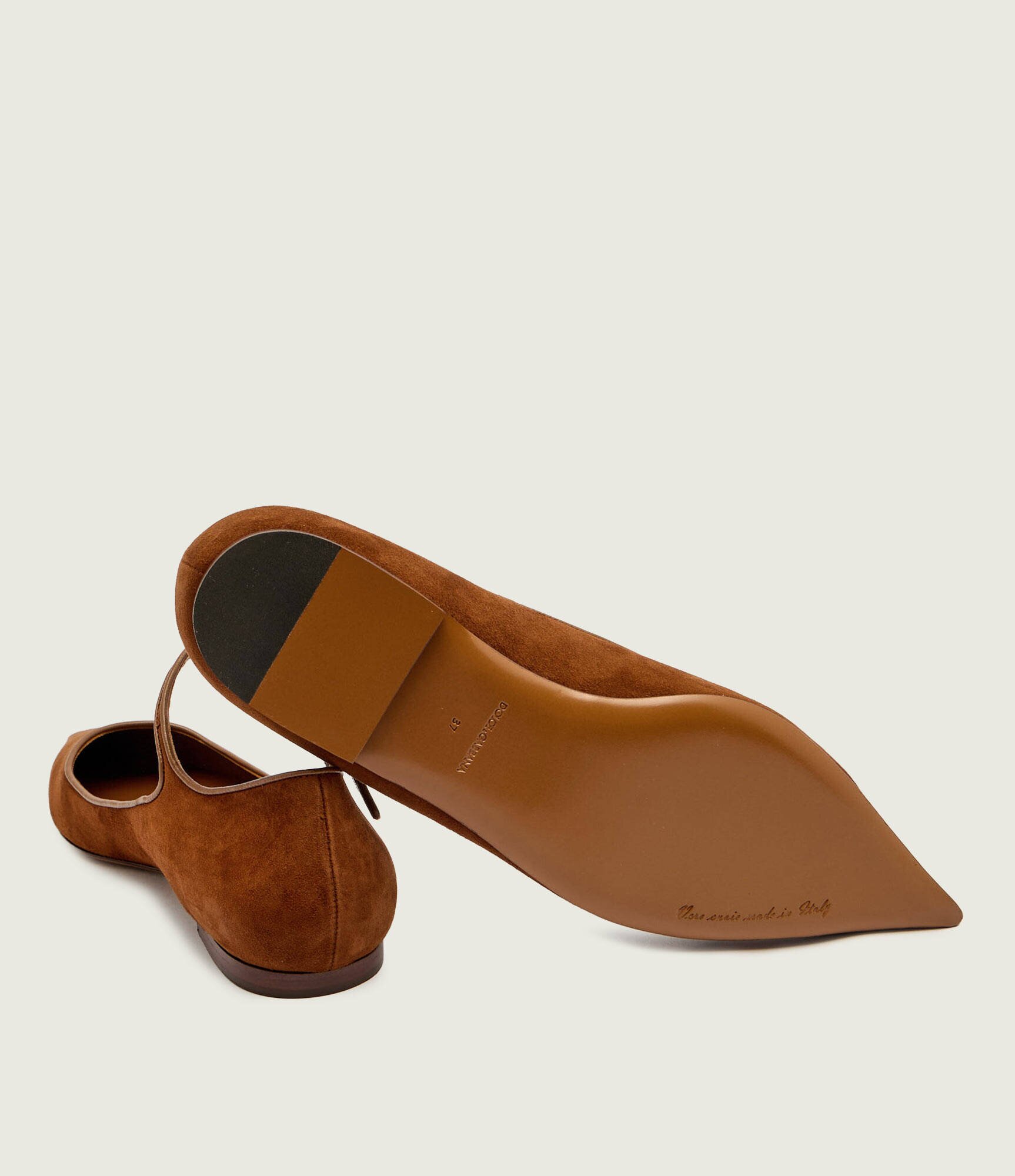 Dolce & Gabbana Balerini Mary Jane | piele întoarsă
