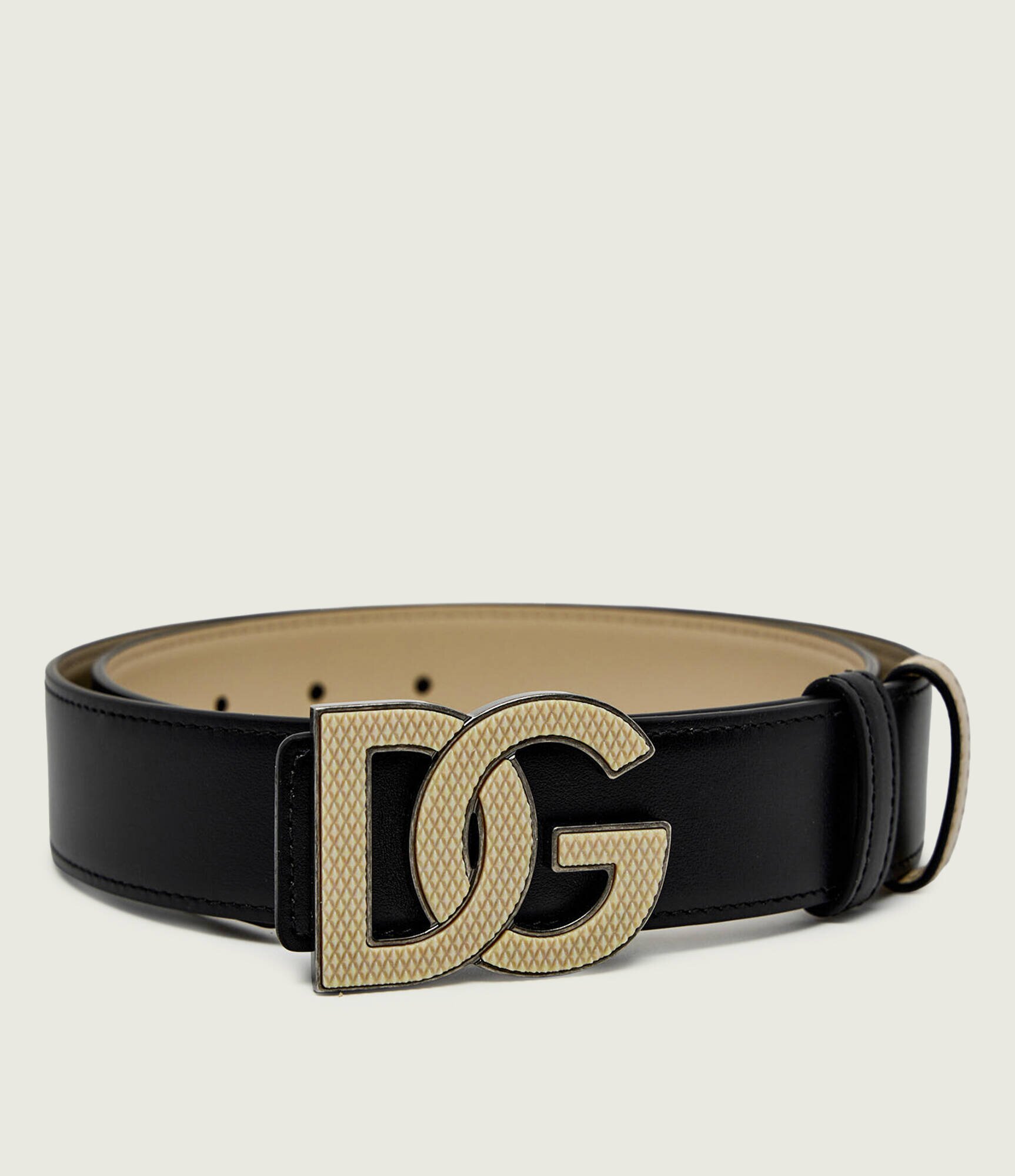 Dolce & Gabbana Curea din piele cu două fețe