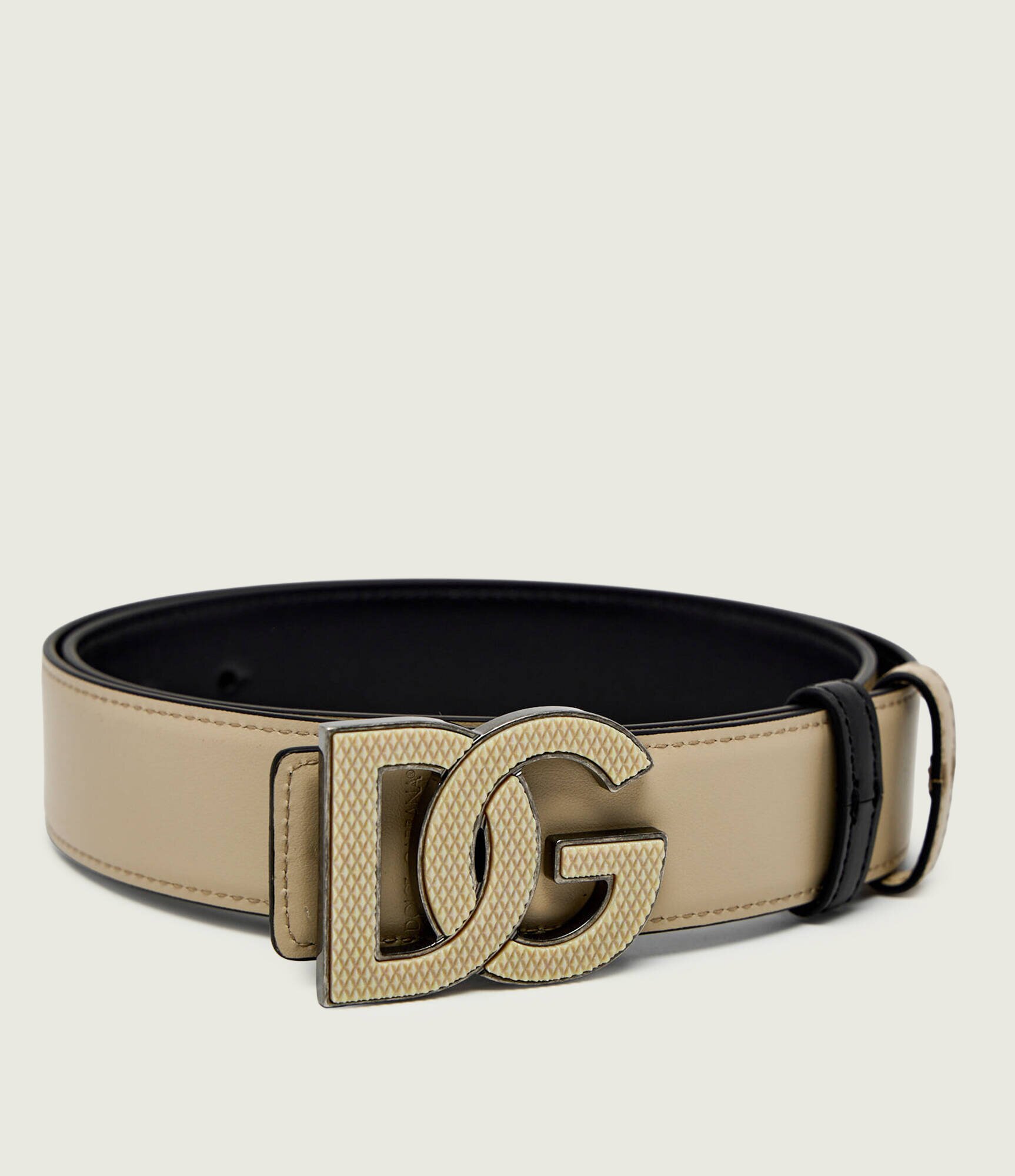 Dolce & Gabbana Curea din piele cu două fețe