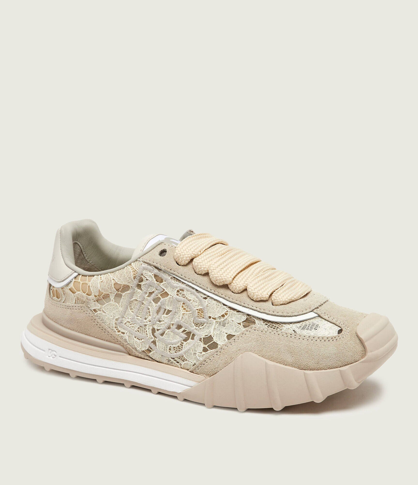 Dolce & Gabbana De dantelă sneakers | piele întoarsă