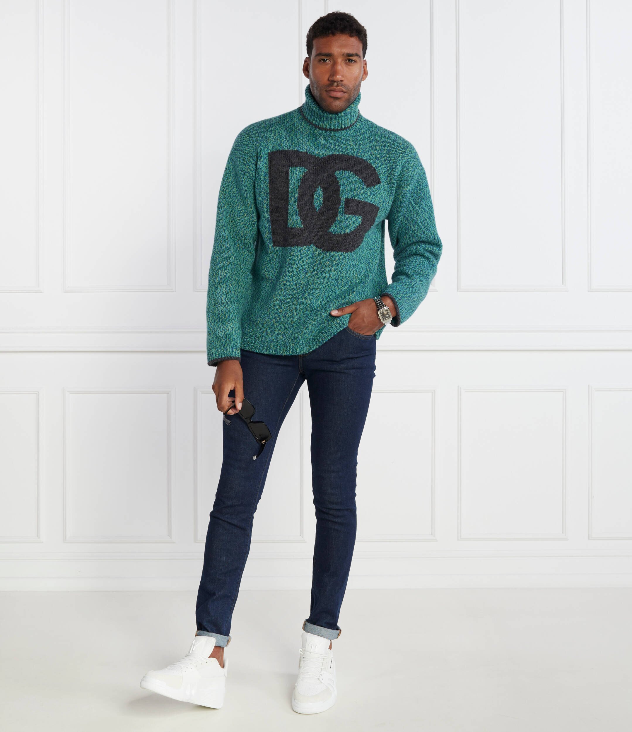 Dolce & Gabbana De lână maletă | Regular Fit