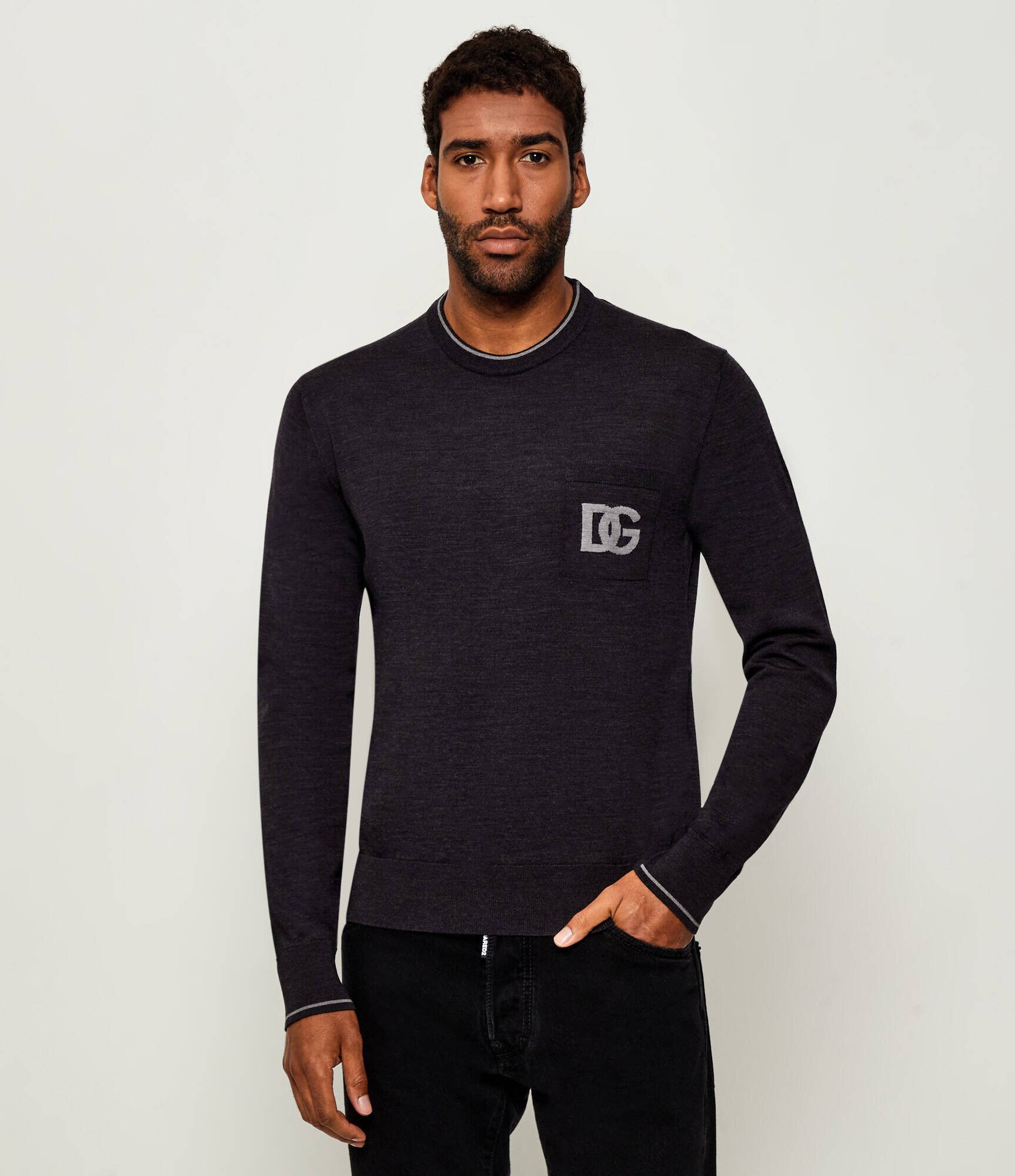 Dolce & Gabbana De lână pulover | Slim Fit