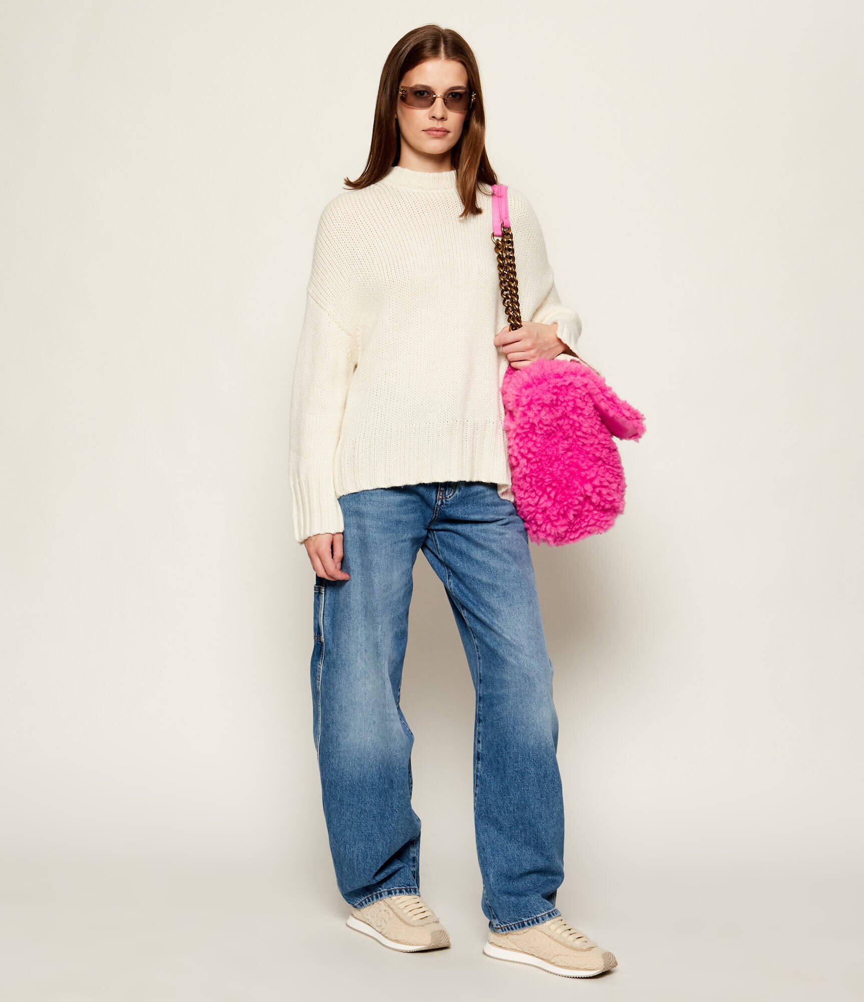 Dolce & Gabbana De lână sneakers DG Cushion | shearling
