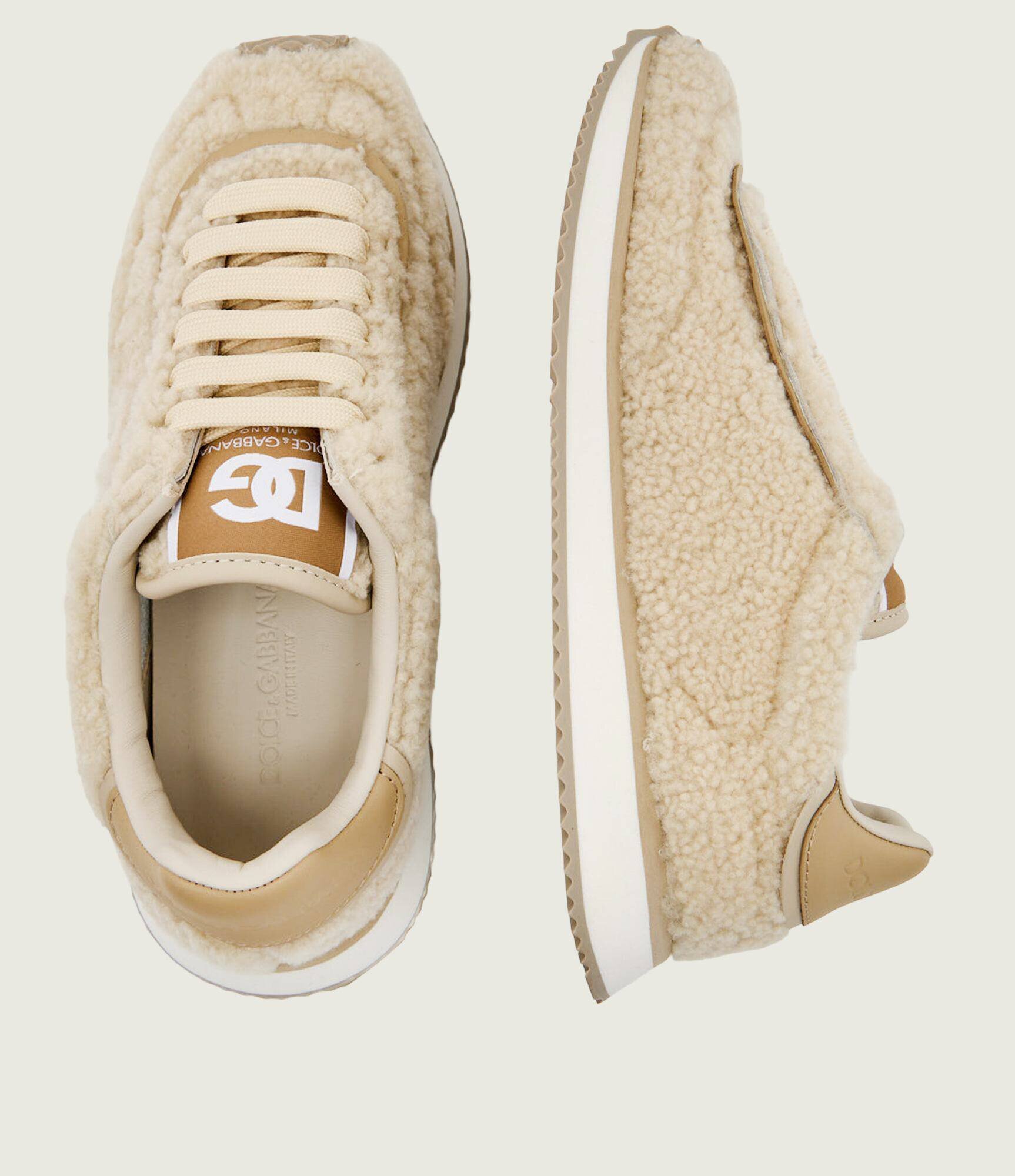 Dolce & Gabbana De lână sneakers DG Cushion | shearling