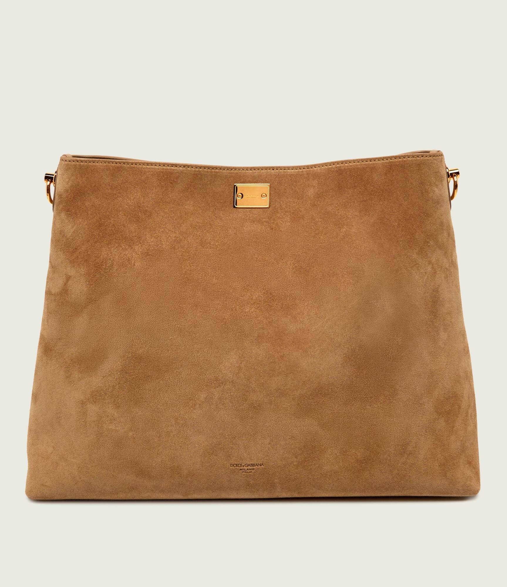 Dolce & Gabbana Geantă shopper Large Vittoria | piele întoarsă