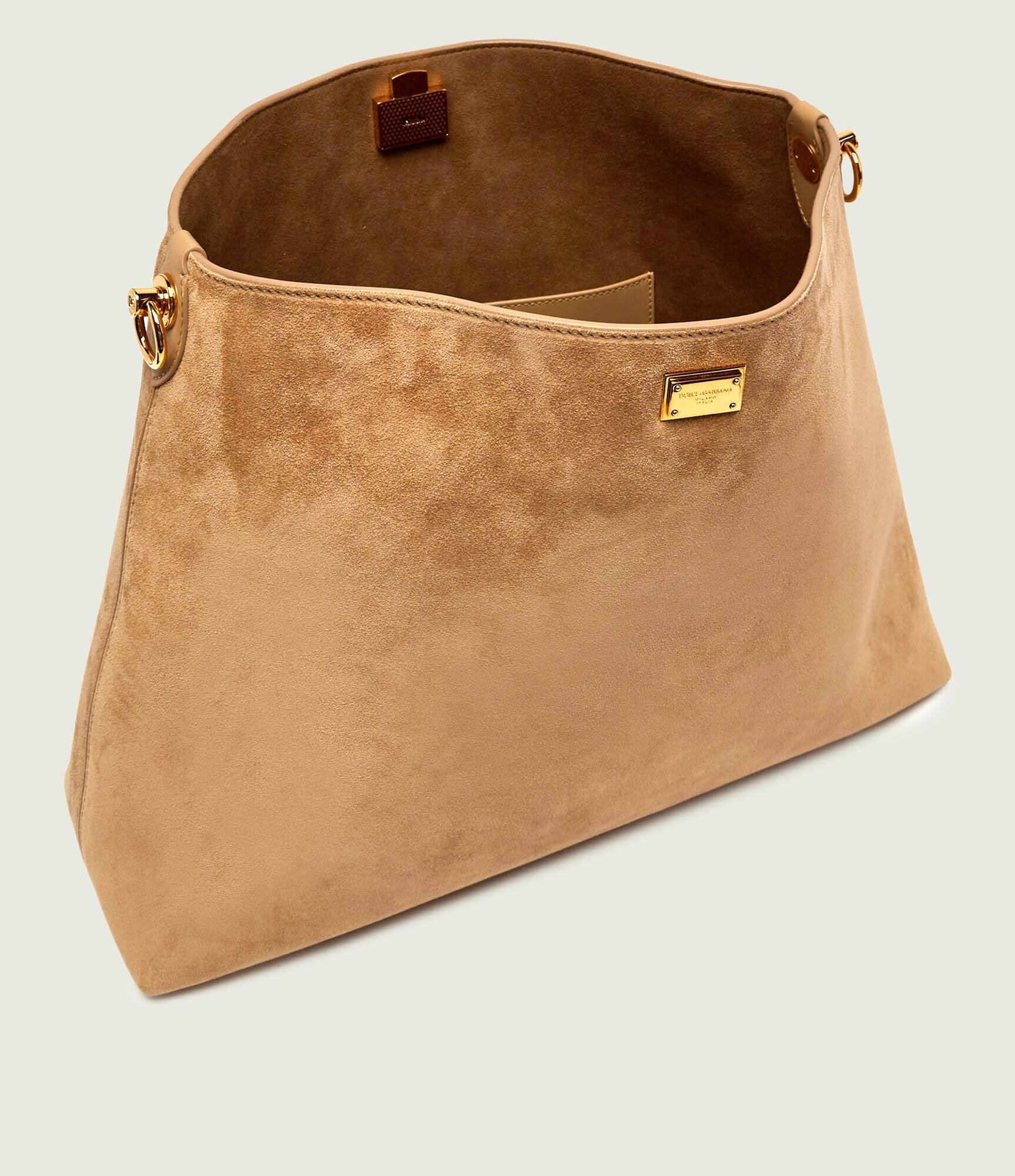 Dolce & Gabbana Geantă shopper Large Vittoria | piele întoarsă