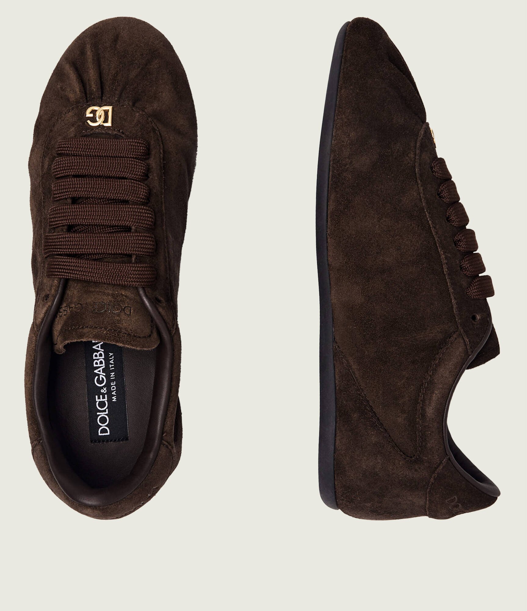 Dolce & Gabbana Sneakers Bassa | piele întoarsă