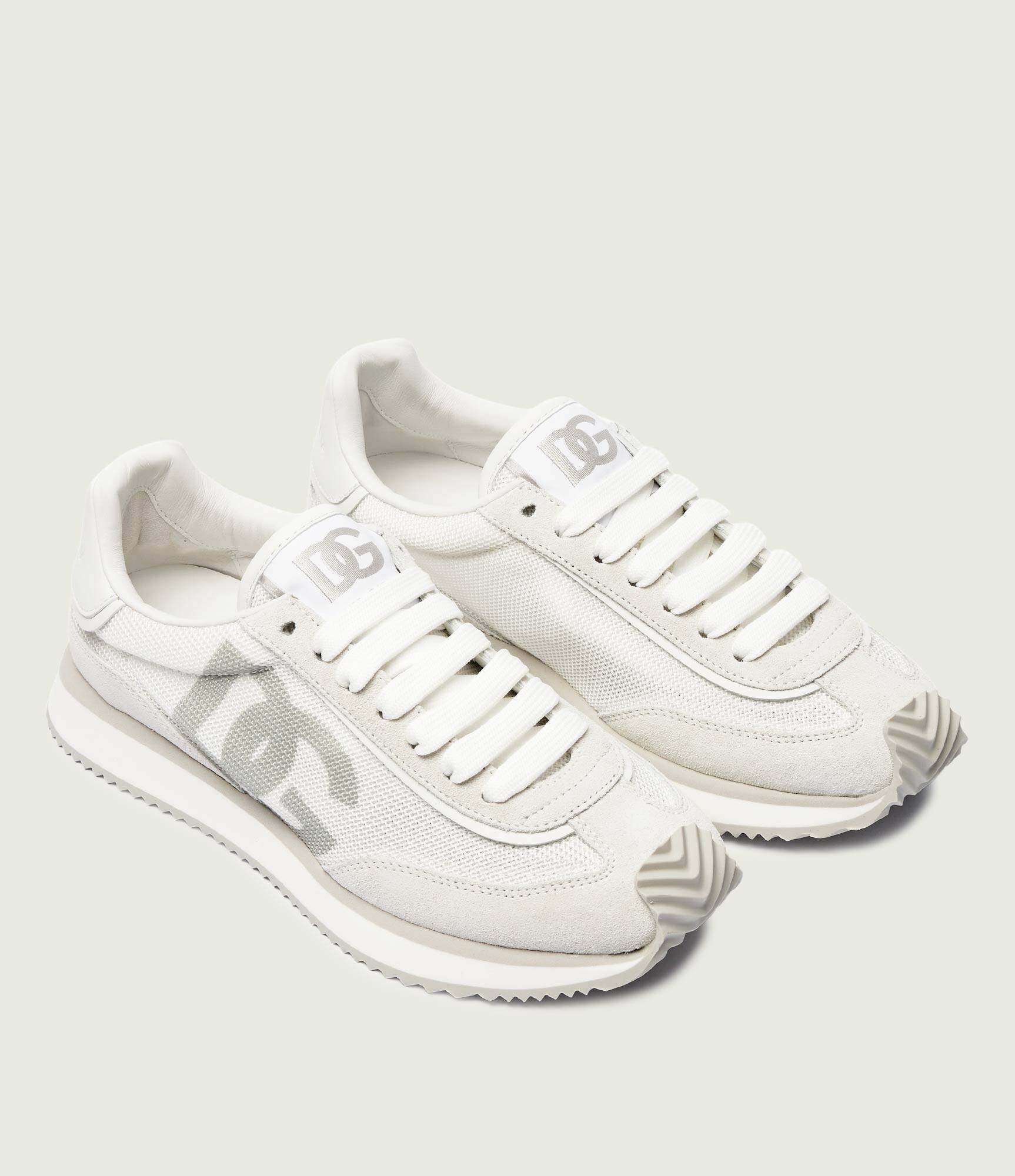 Dolce & Gabbana Sneakers cu adaos de piele