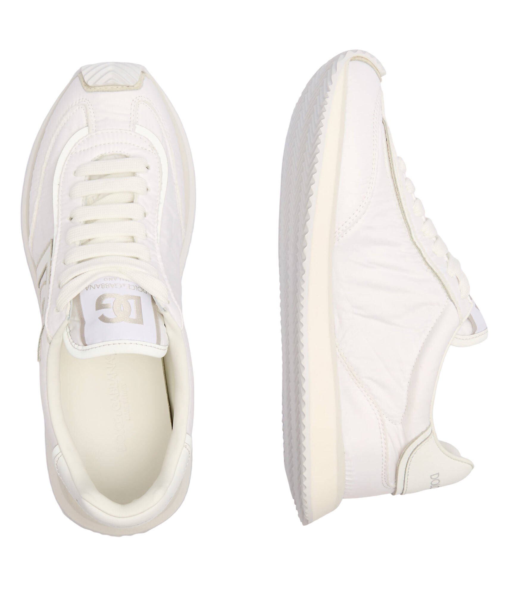 Dolce & Gabbana Sneakers cu adaos de piele