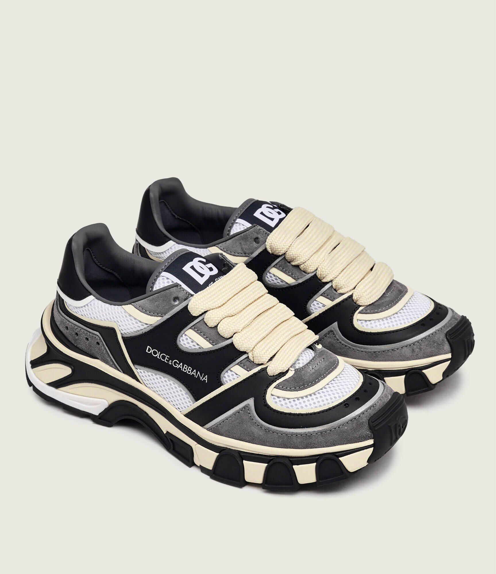 Dolce & Gabbana Sneakers DG Country Road | piele întoarsă cu adaos de piele
